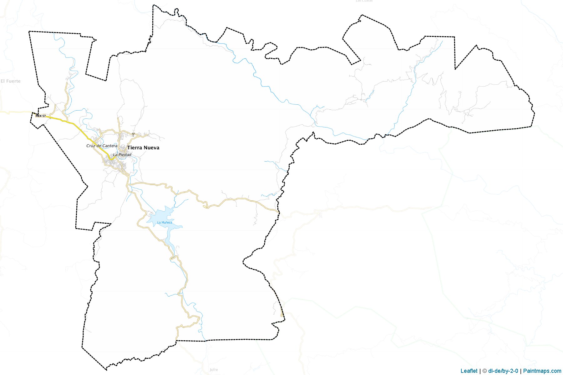 Muestras de recorte de mapas Tierra Nueva (San Luis Potosí)-1