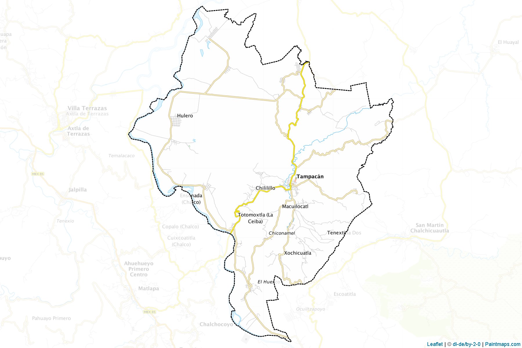 Muestras de recorte de mapas Tampacán (San Luis Potosí)-1