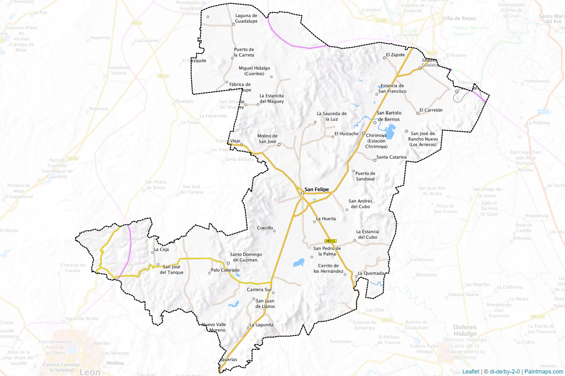 Muestras de recorte de mapas San Felipe (Guanajuato)-1