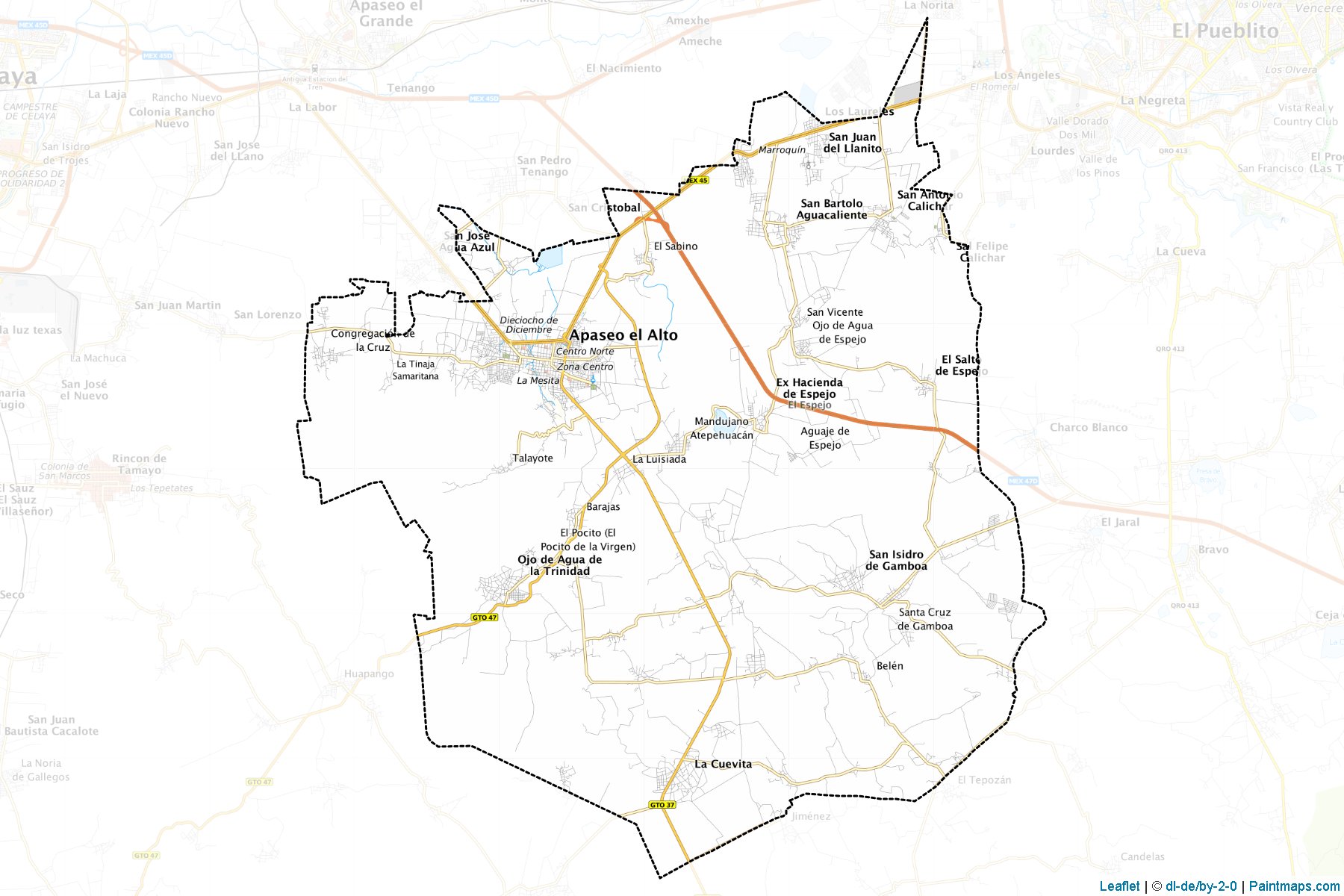 Muestras de recorte de mapas Apaseo el Alto (Guanajuato)-1