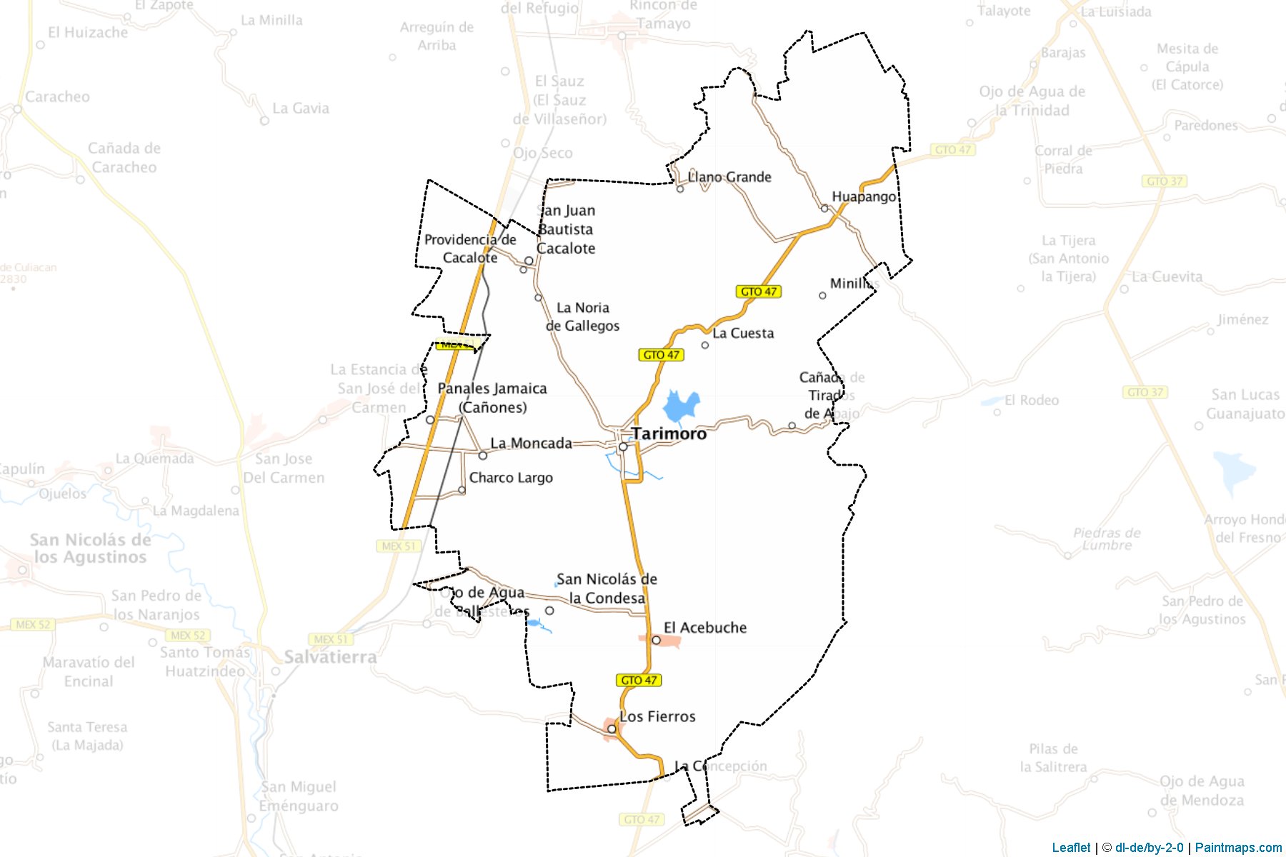 Tarimoro (Guanajuato) Map Cropping Samples-1