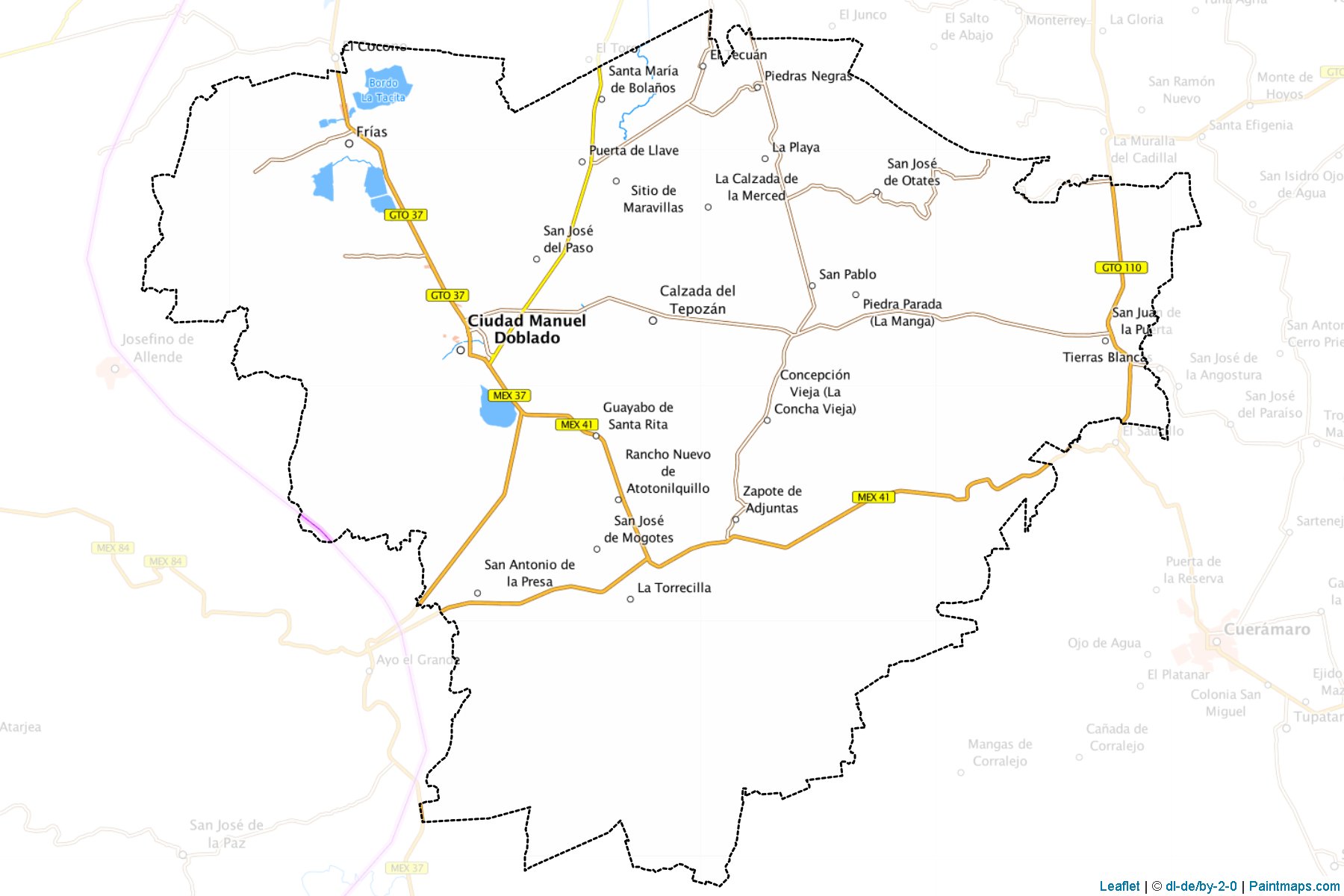Manuel Doblado (Guanajuato) Map Cropping Samples-1