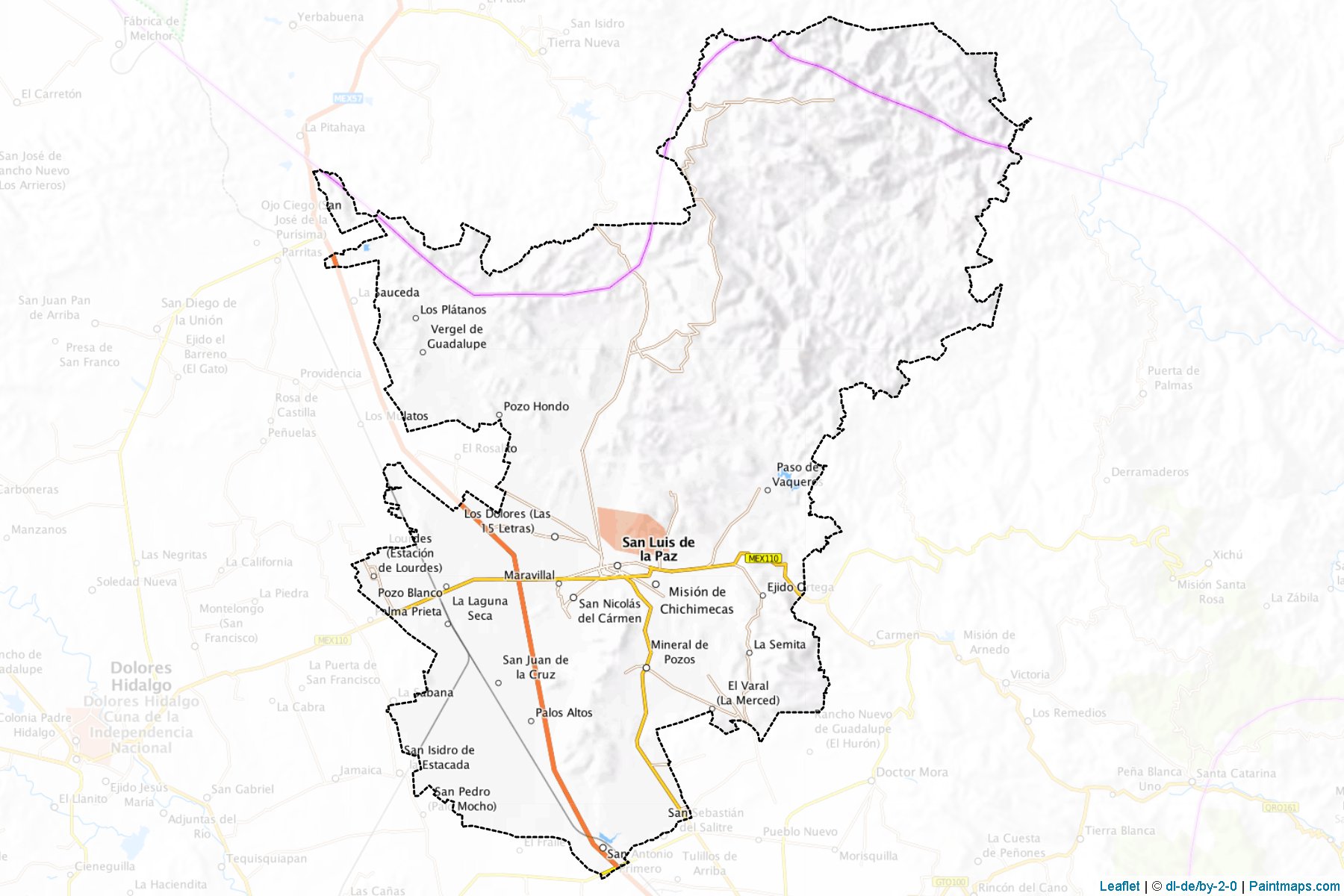 Muestras de recorte de mapas San Luis de la Paz (Guanajuato)-1