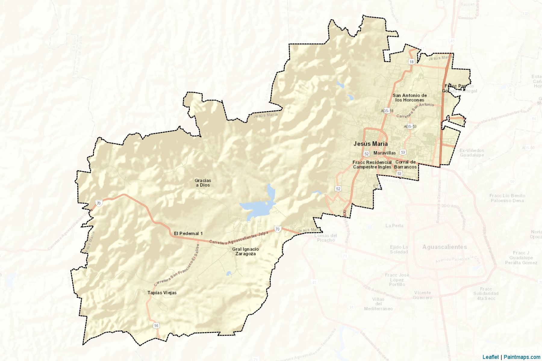 Muestras de recorte de mapas Jesús María (Aguascalientes)-2