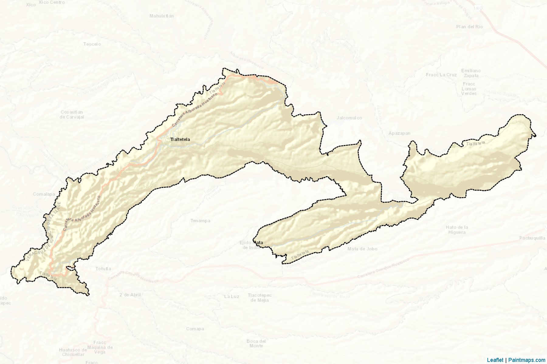 Muestras de recorte de mapas Tlaltetela (Veracruz de Ignacio de la Llave)-2