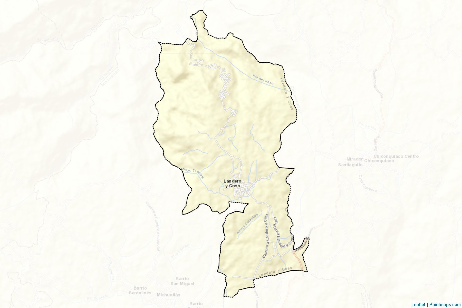 Muestras de recorte de mapas Landero y Coss (Veracruz de Ignacio de la Llave)-2