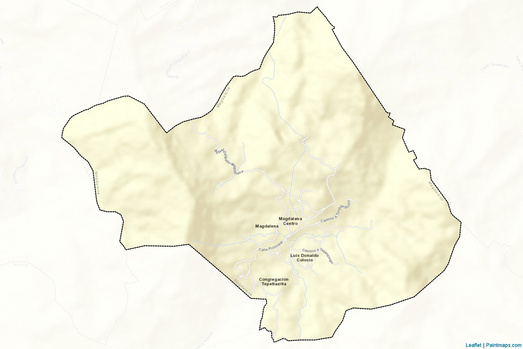 Muestras de recorte de mapas Magdalena (Veracruz de Ignacio de la Llave)-2