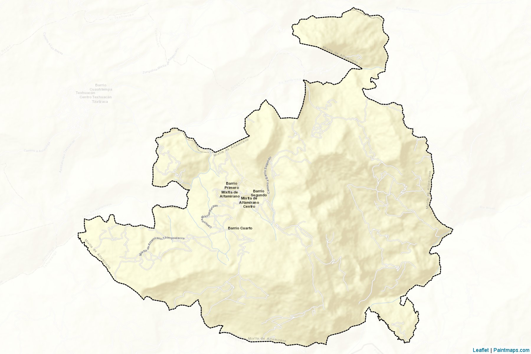 Mixtla de Altamirano (Veracruz) Haritası Örnekleri-2