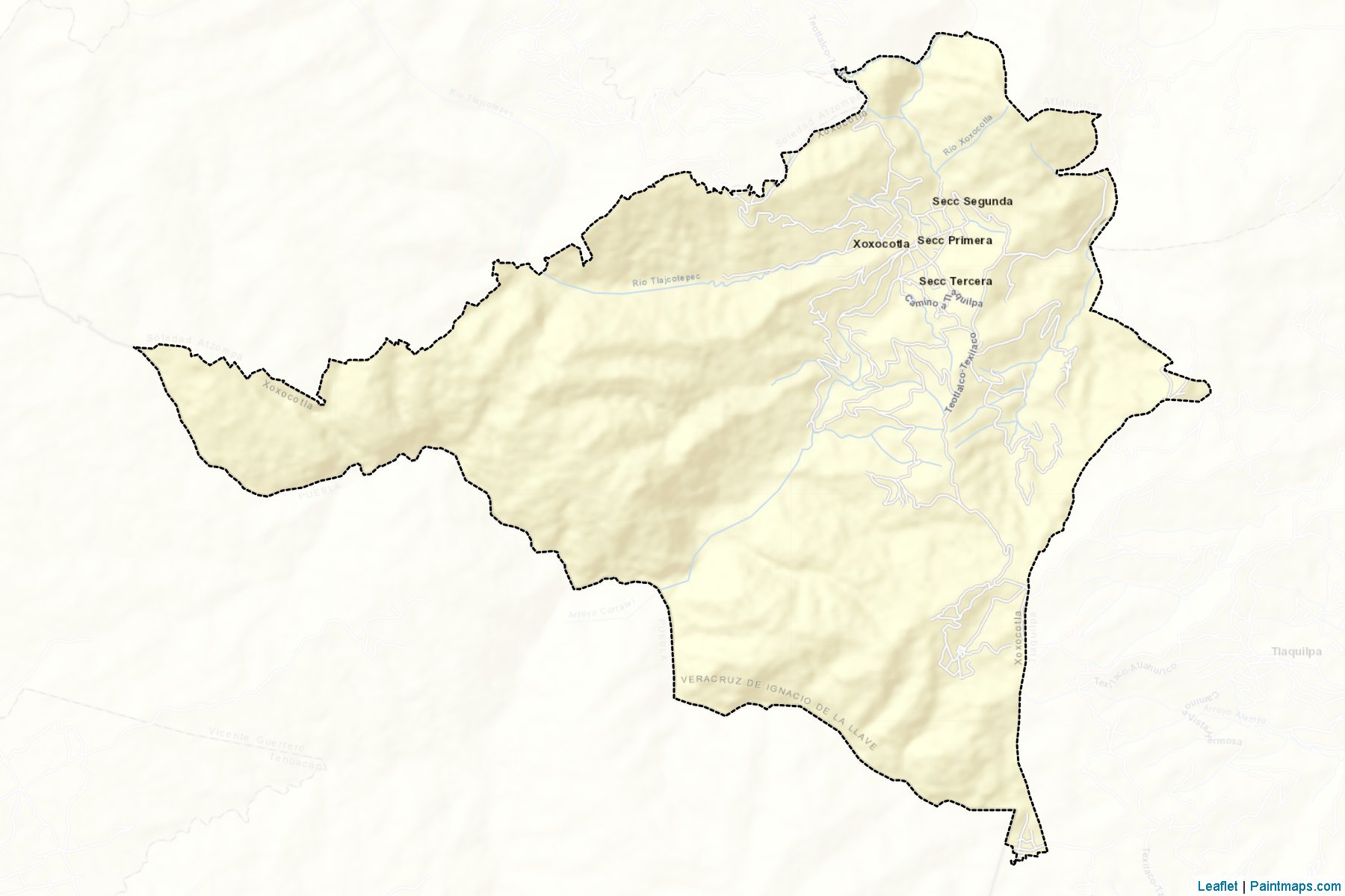 Muestras de recorte de mapas Xoxocotla (Veracruz de Ignacio de la Llave)-2