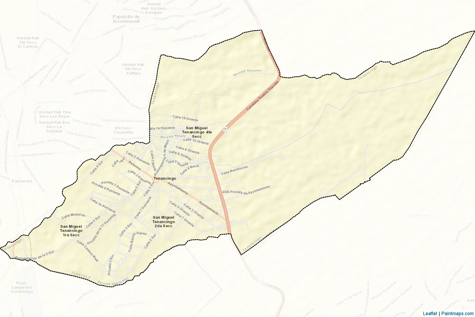 Tenancingo (Tlaxcala) Map Cropping Samples-2