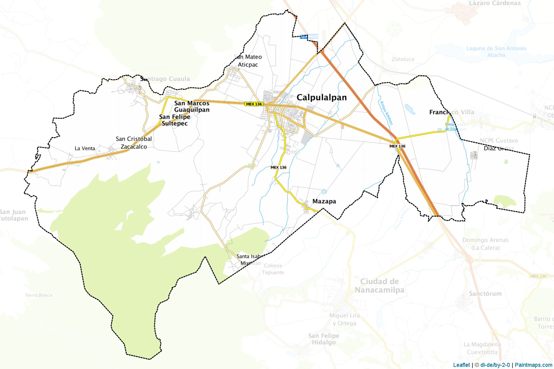 Muestras de recorte de mapas Calpulalpan (Tlaxcala)-1