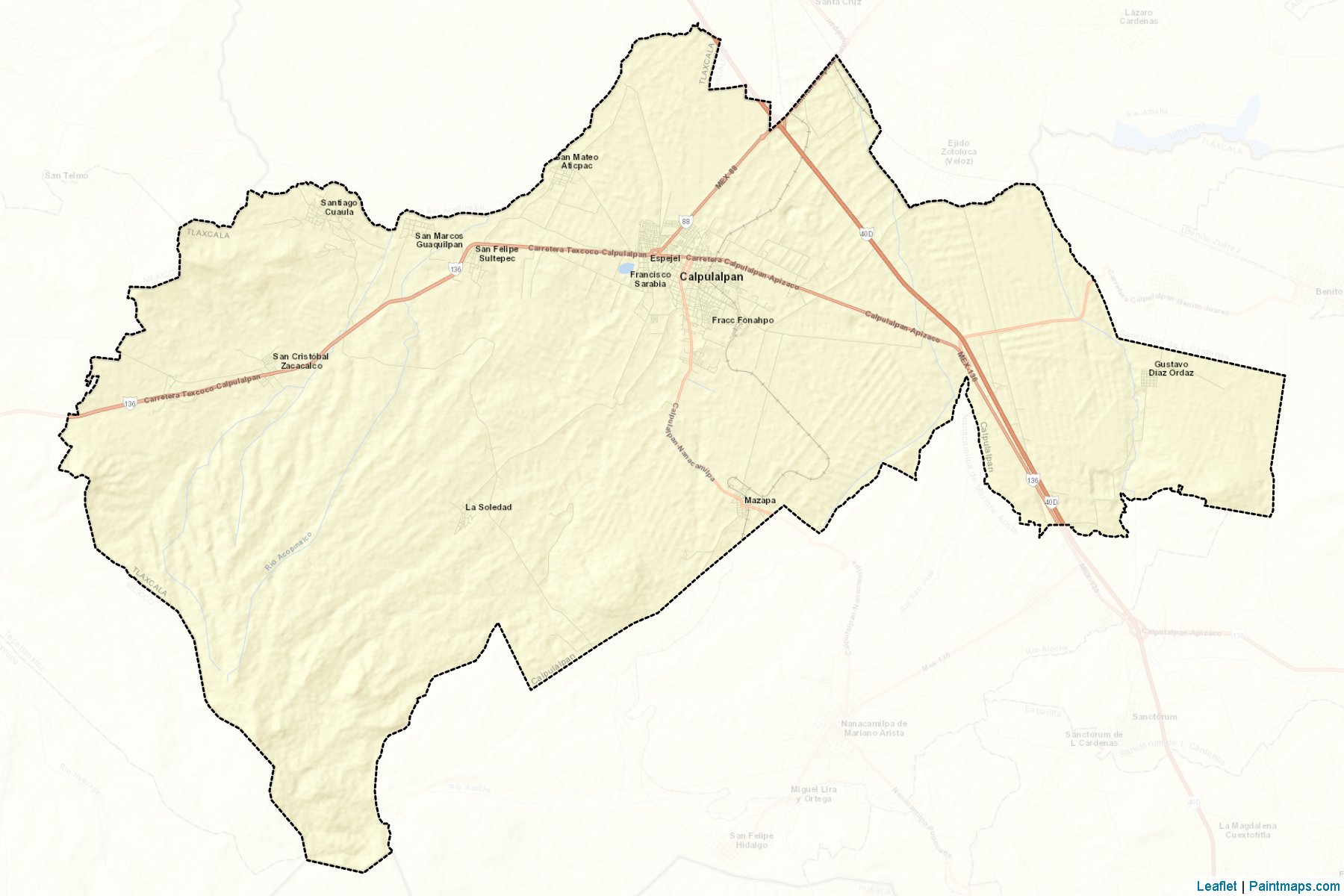 Muestras de recorte de mapas Calpulalpan (Tlaxcala)-2