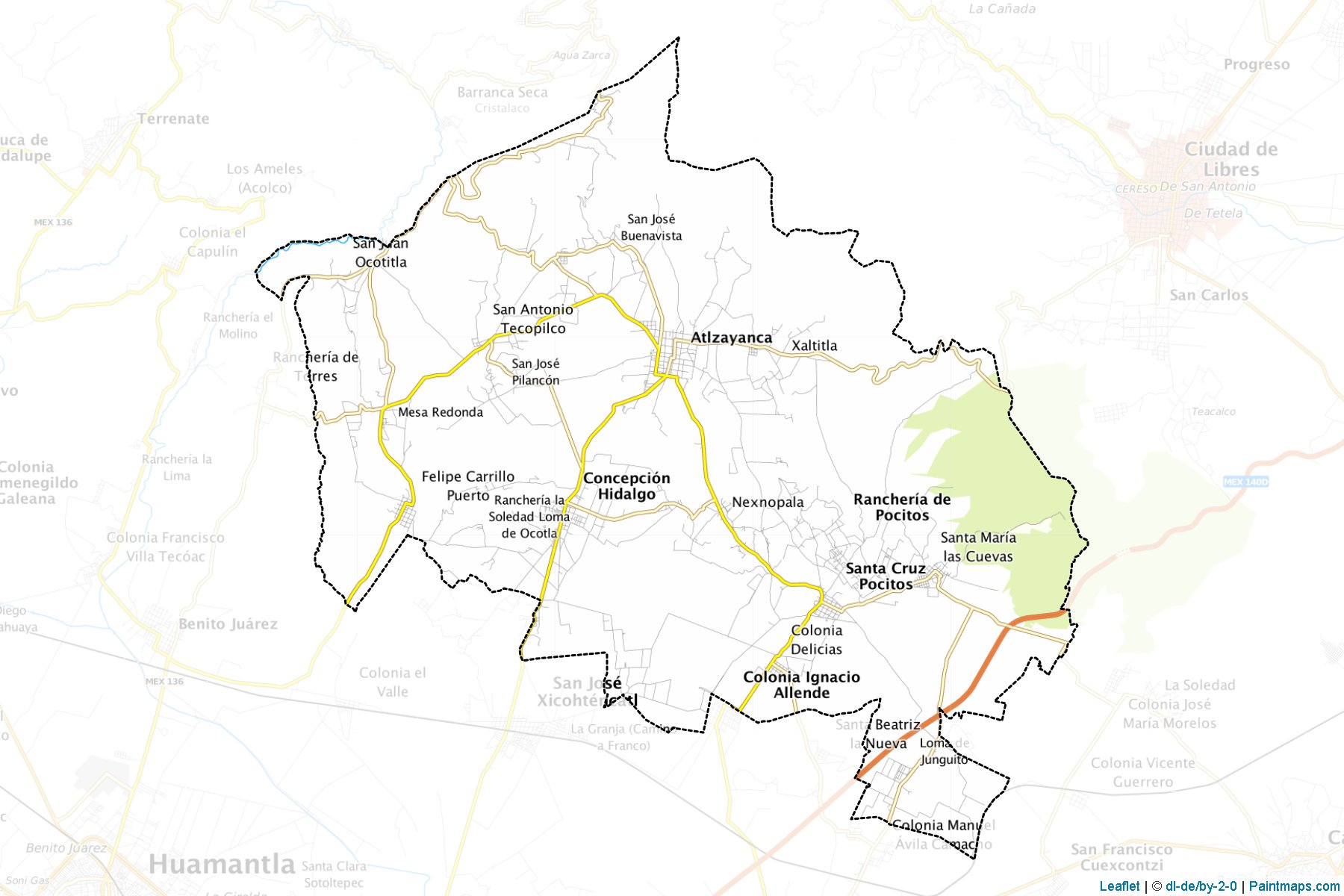 Muestras de recorte de mapas Atltzayanca (Tlaxcala)-1