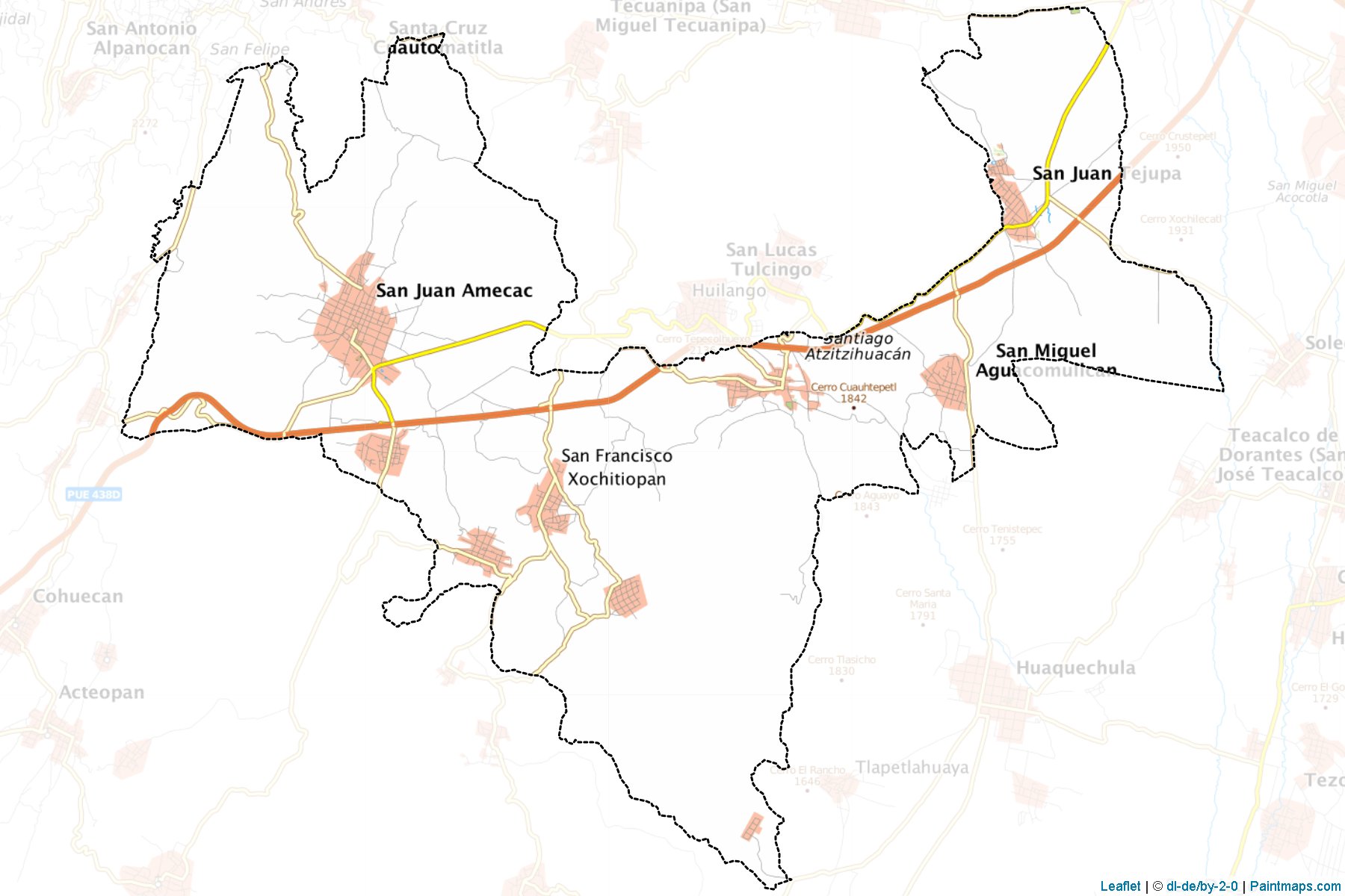 Muestras de recorte de mapas Atzitzihuacán (Puebla)-1