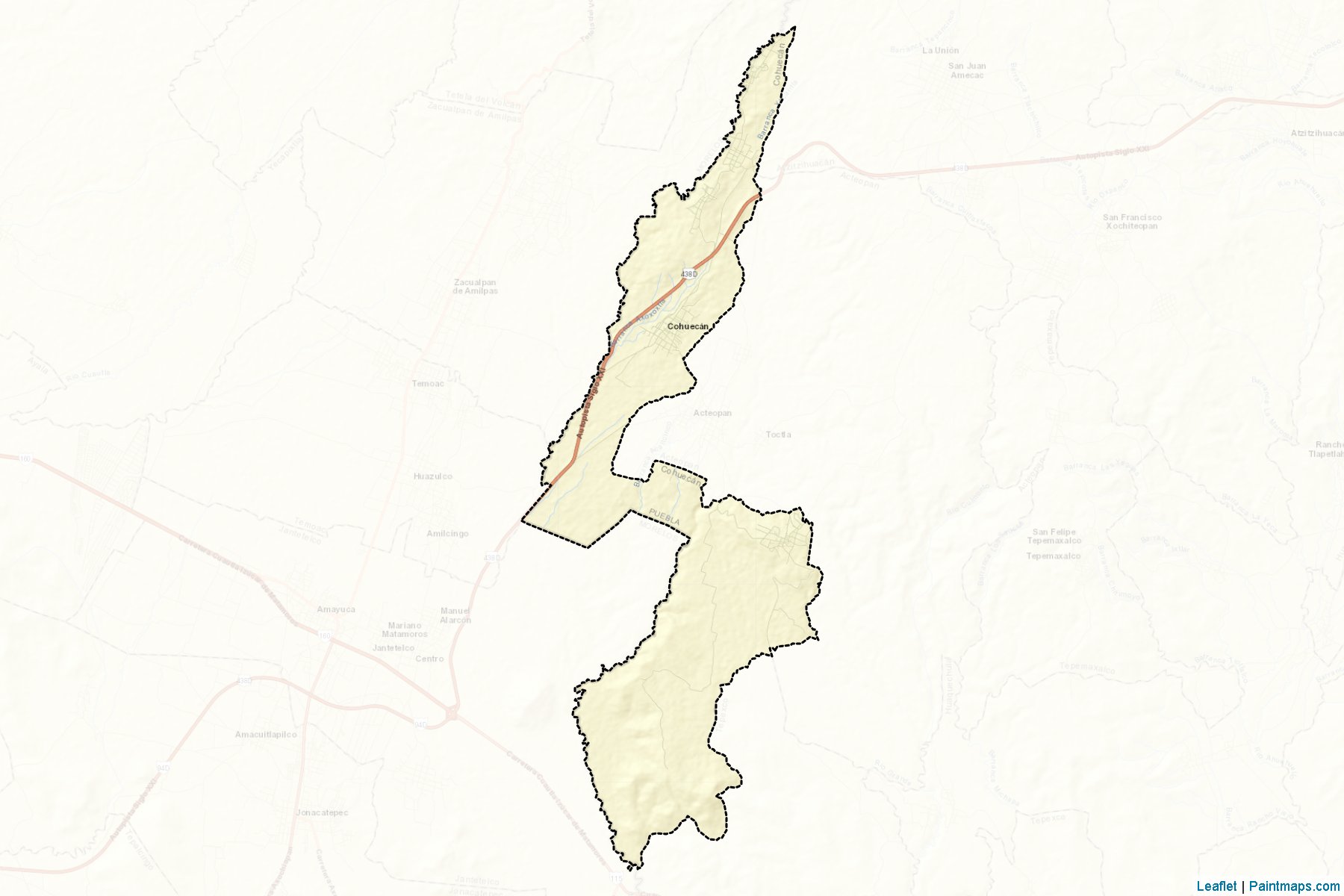 Muestras de recorte de mapas Cohuecan (Puebla)-2