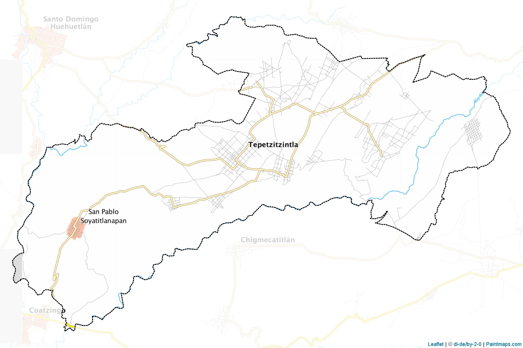 Muestras de recorte de mapas Huatlatlauca (Puebla)-1