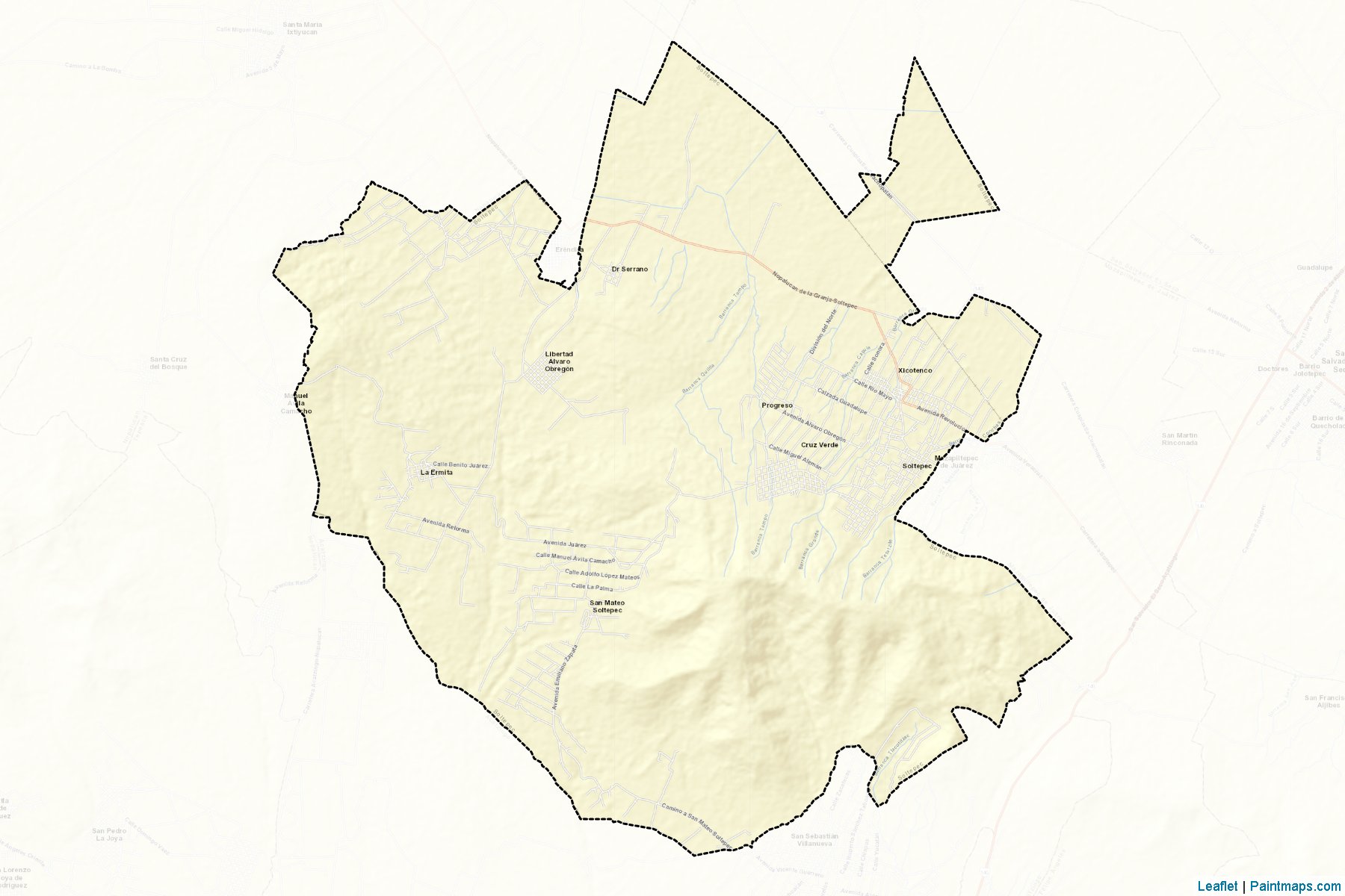 Muestras de recorte de mapas Soltepec (Puebla)-2