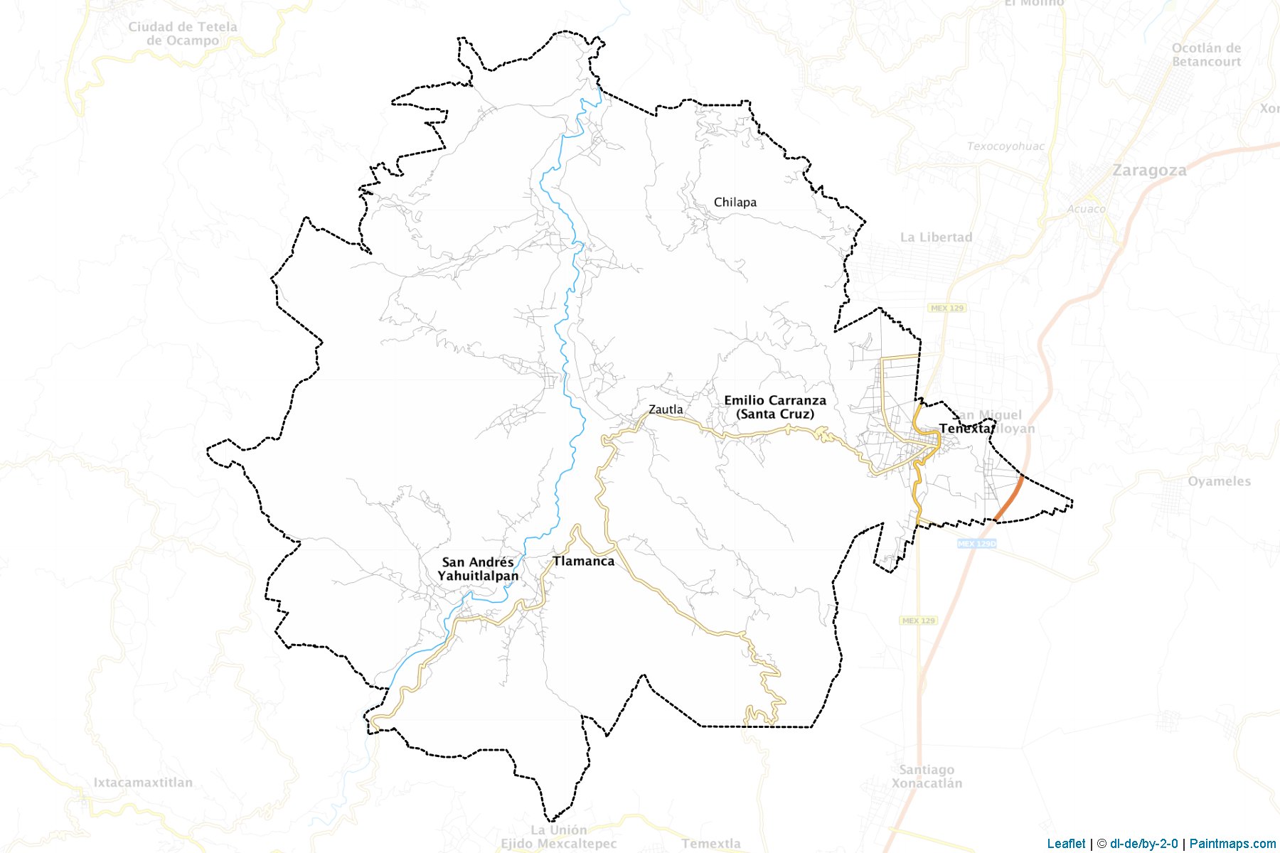 Muestras de recorte de mapas Zautla (Puebla)-1