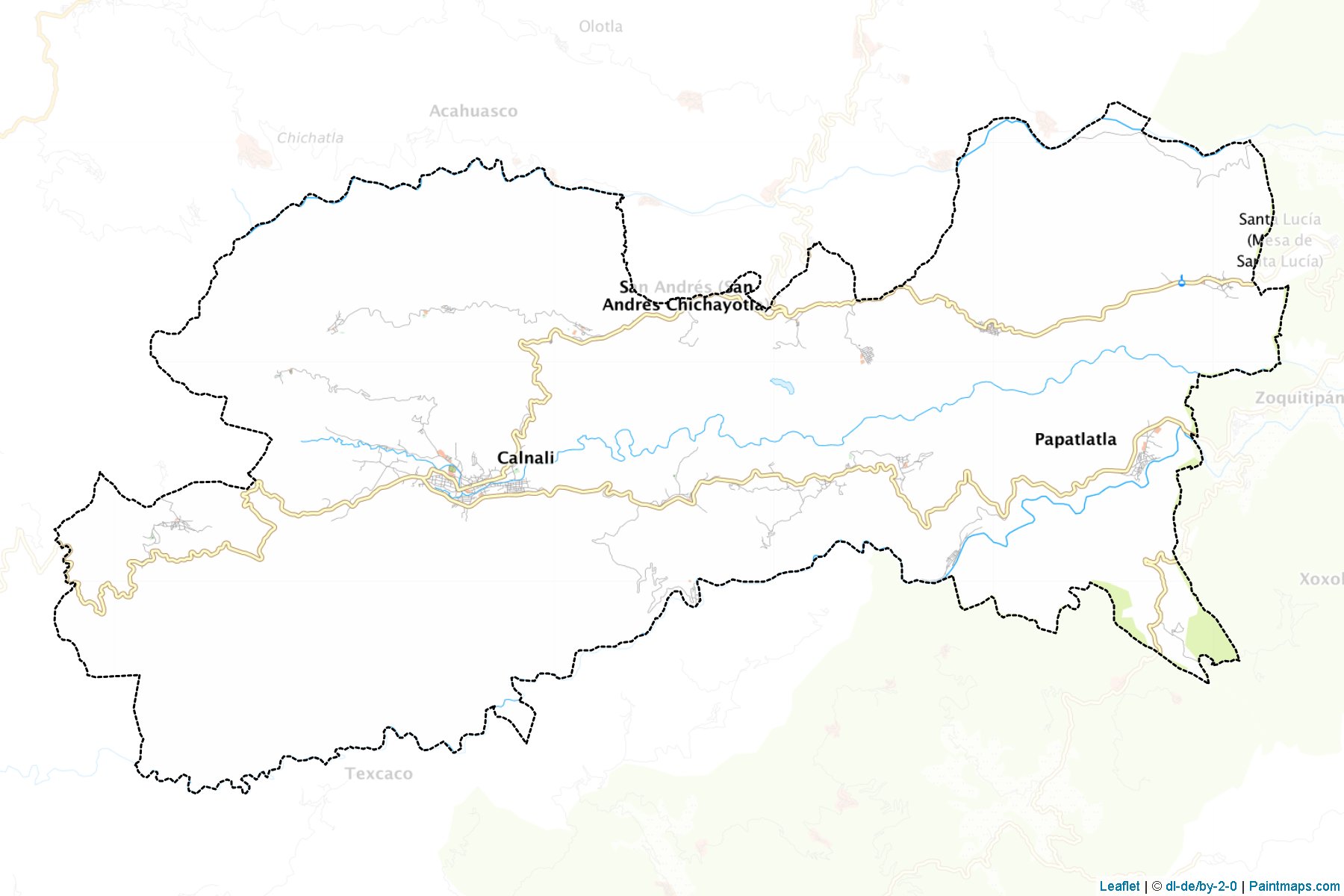 Calnali (Hidalgo) Map Cropping Samples-1