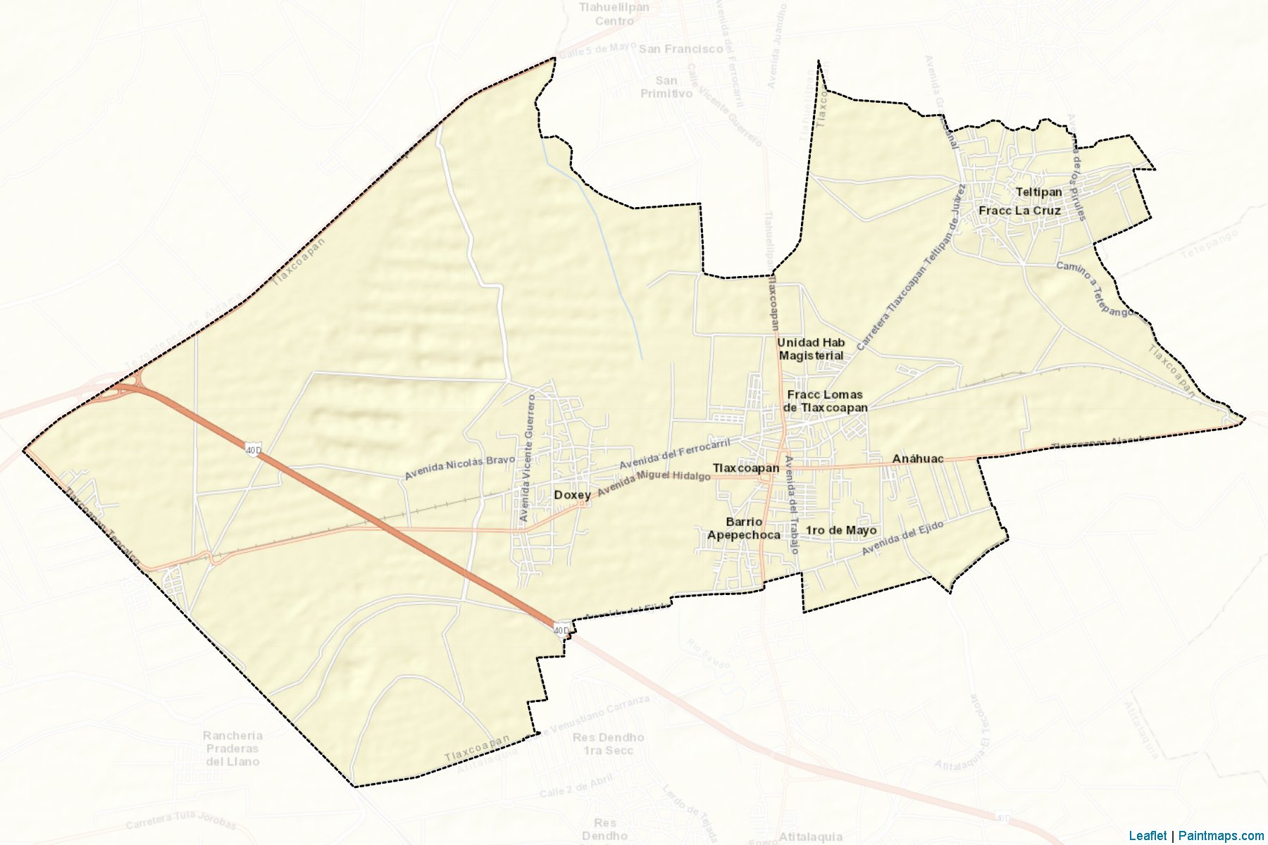 Tlaxcoapan (Hidalgo) Map Cropping Samples-2