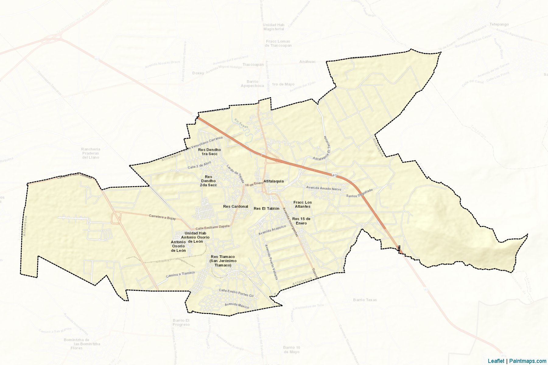 Atitalaquia (Hidalgo) Map Cropping Samples-2