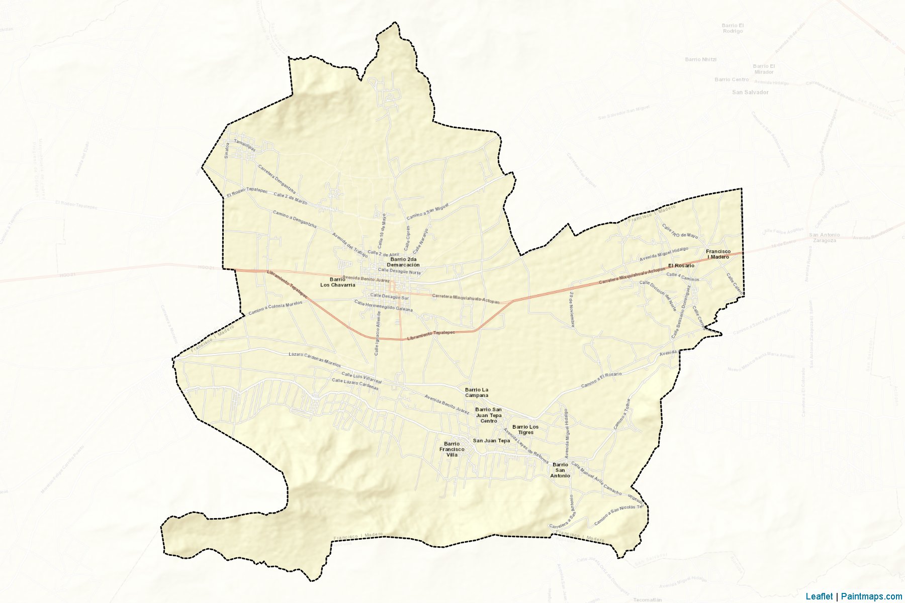 Francisco I. Madero (Hidalgo) Map Cropping Samples-2