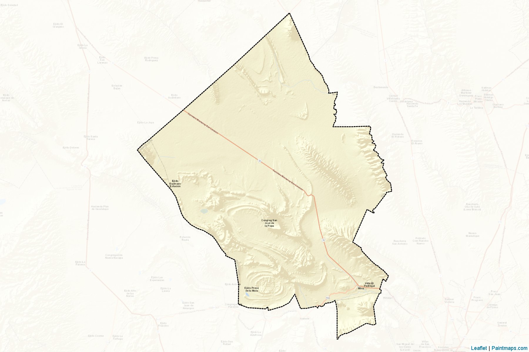 Muestras de recorte de mapas Mina (Nuevo León)-2