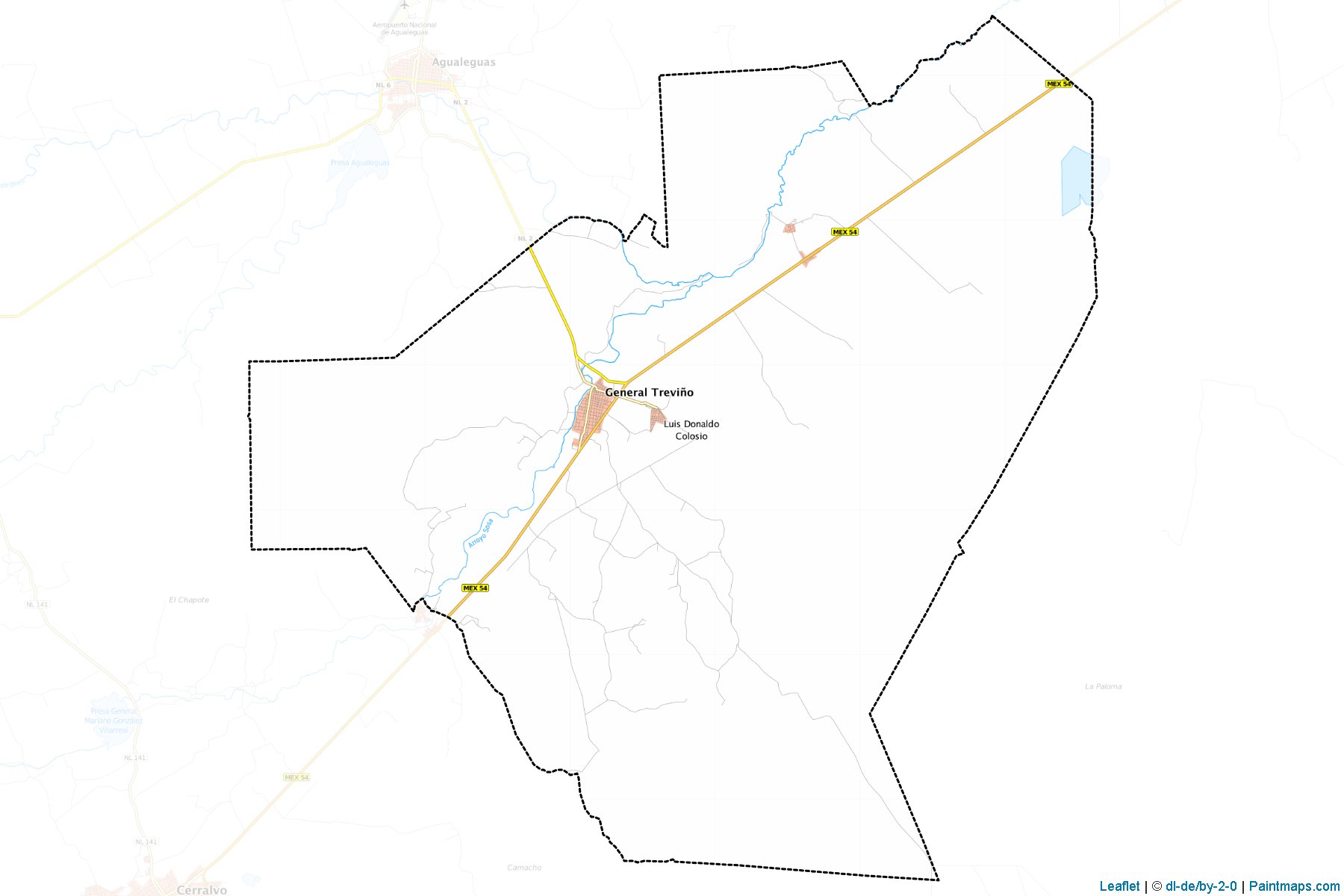General Treviño (Nuevo León) Map Cropping Samples-1