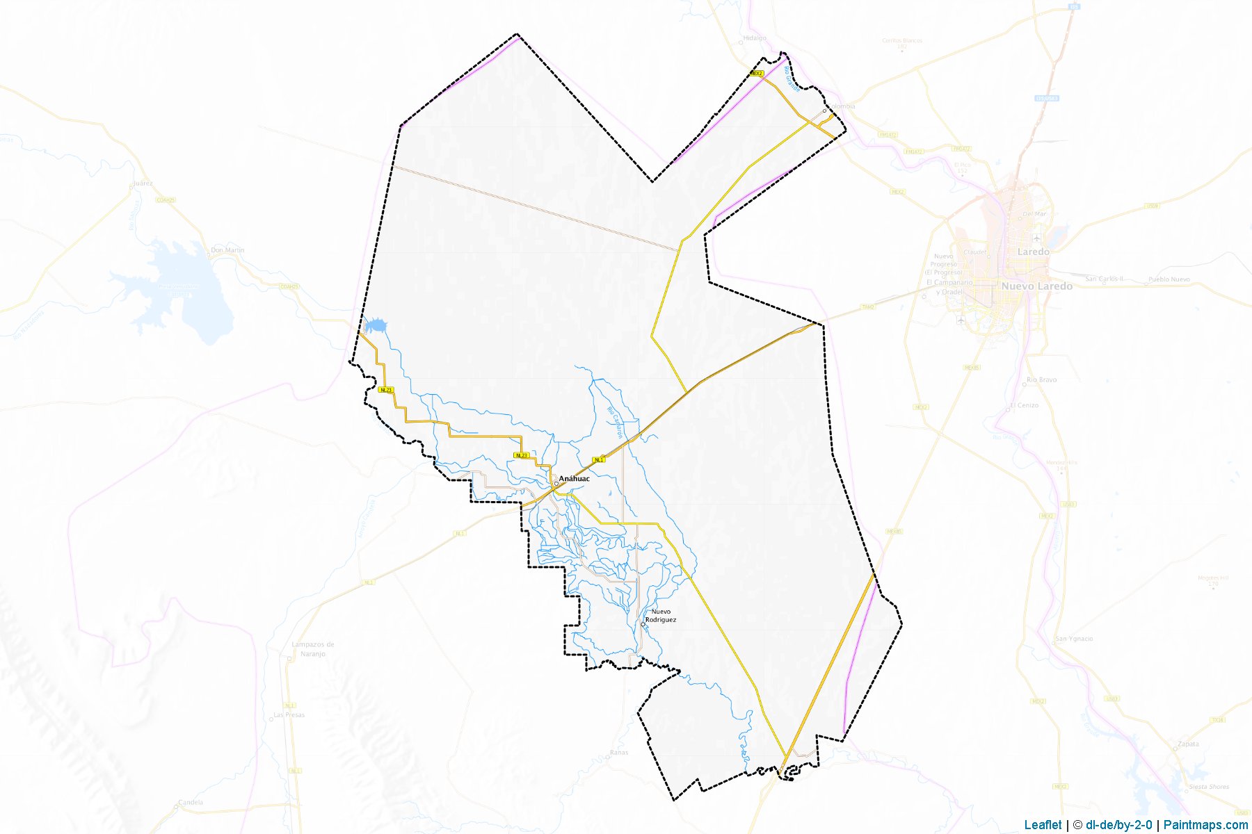 Muestras de recorte de mapas Anáhuac (Nuevo León)-1