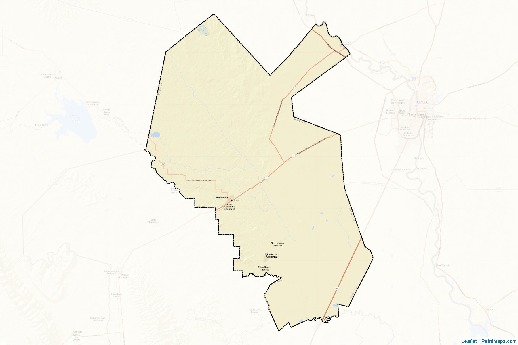 Muestras de recorte de mapas Anáhuac (Nuevo León)-2