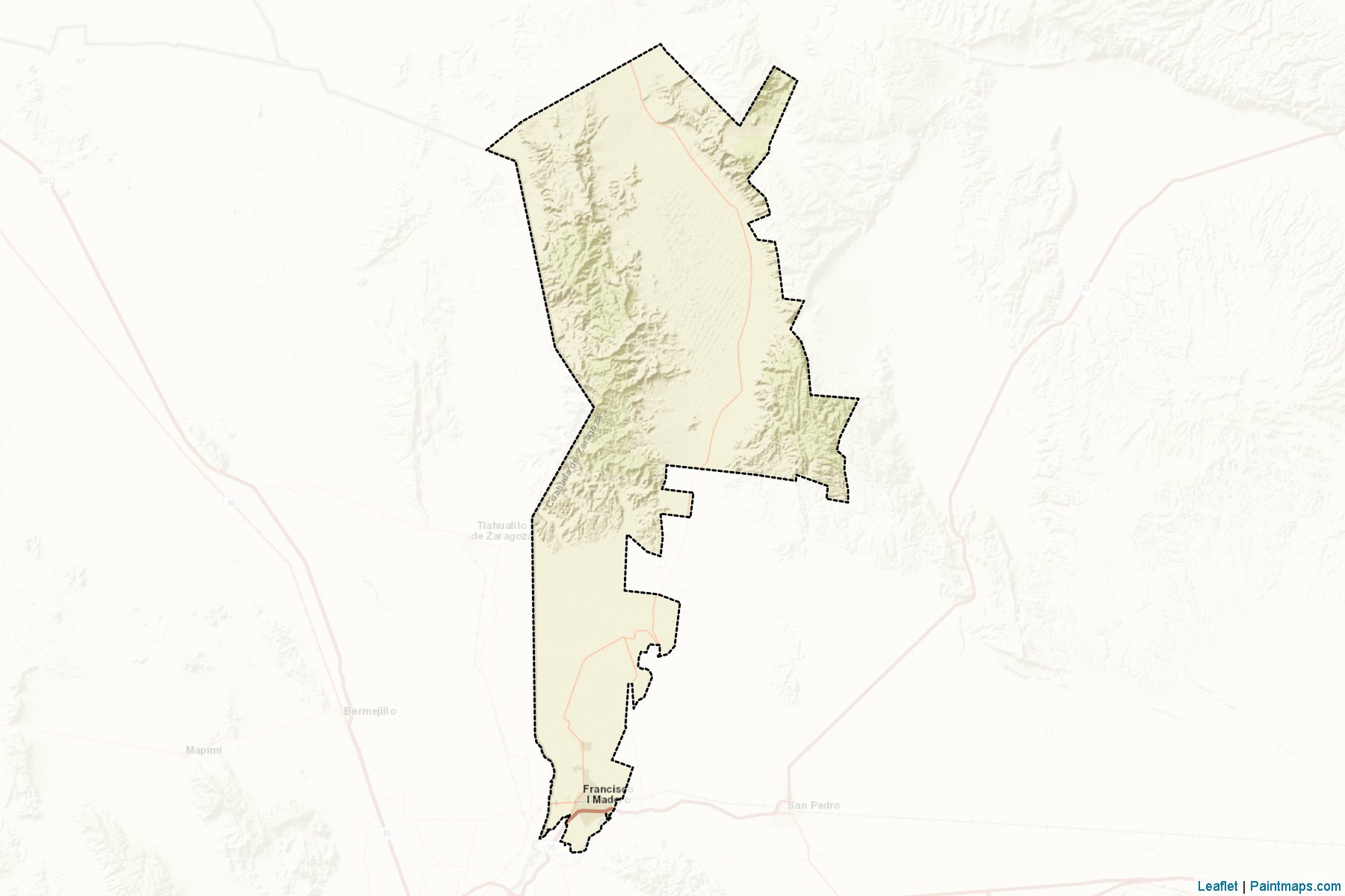 Muestras de recorte de mapas Francisco I. Madero (Coahuila de Zaragoza)-2