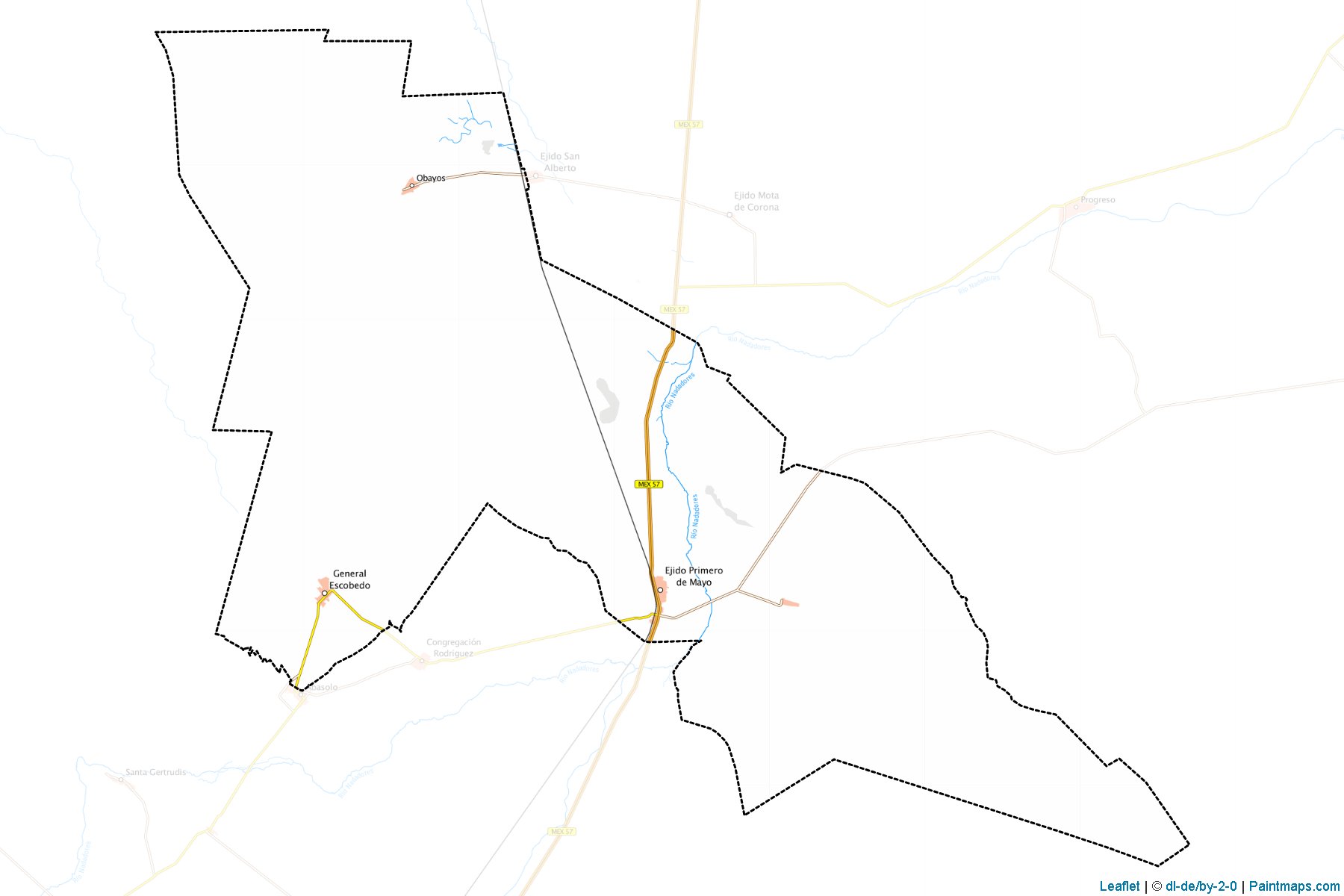 Muestras de recorte de mapas Escobedo (Coahuila de Zaragoza)-1