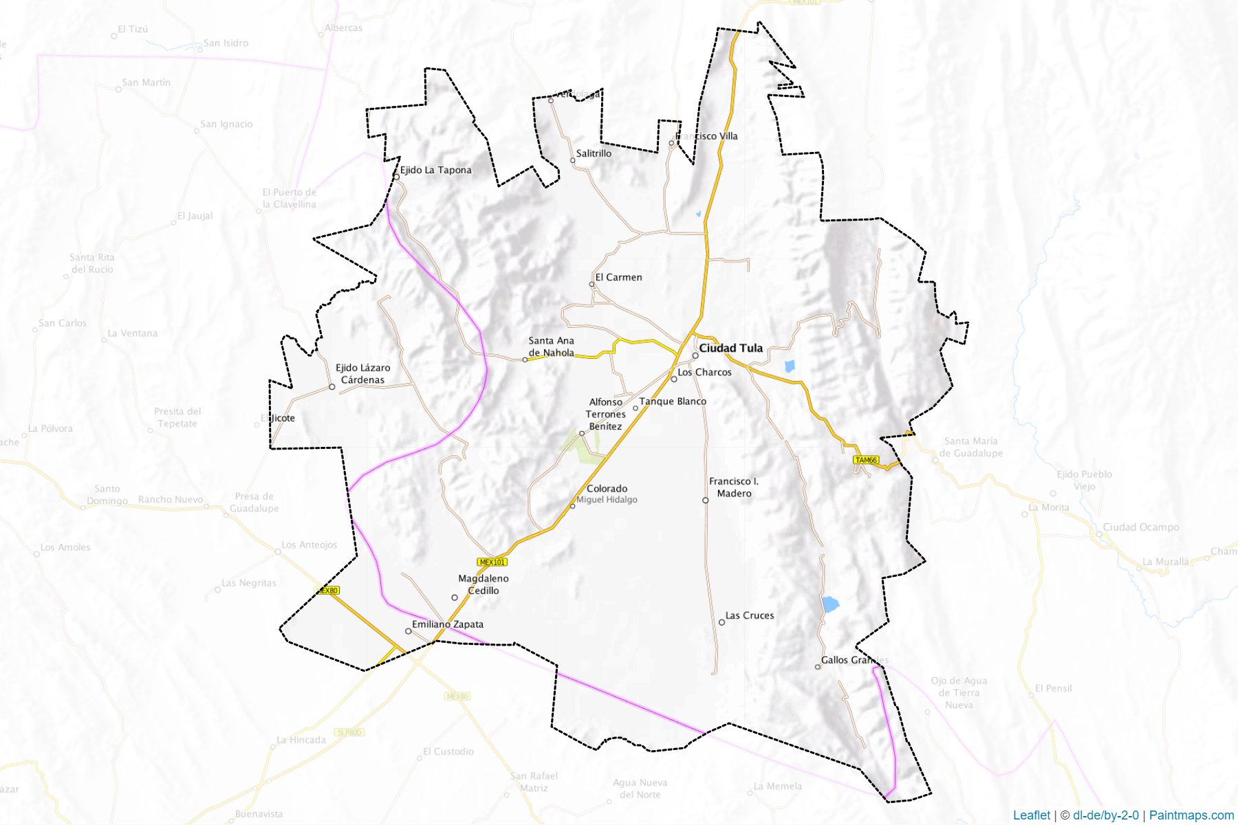 Tula (Tamaulipas) Map Cropping Samples-1