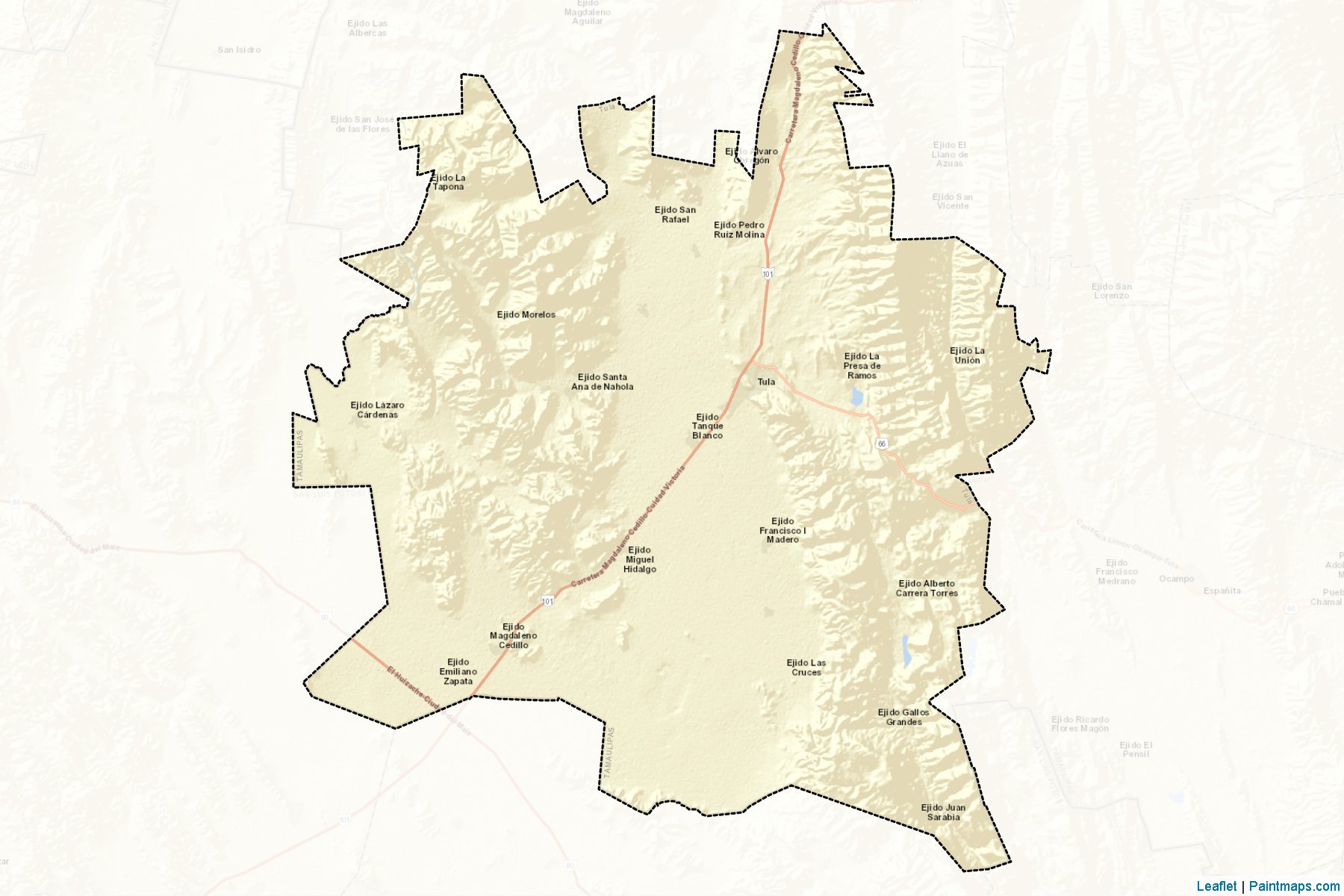 Tula (Tamaulipas) Map Cropping Samples-2