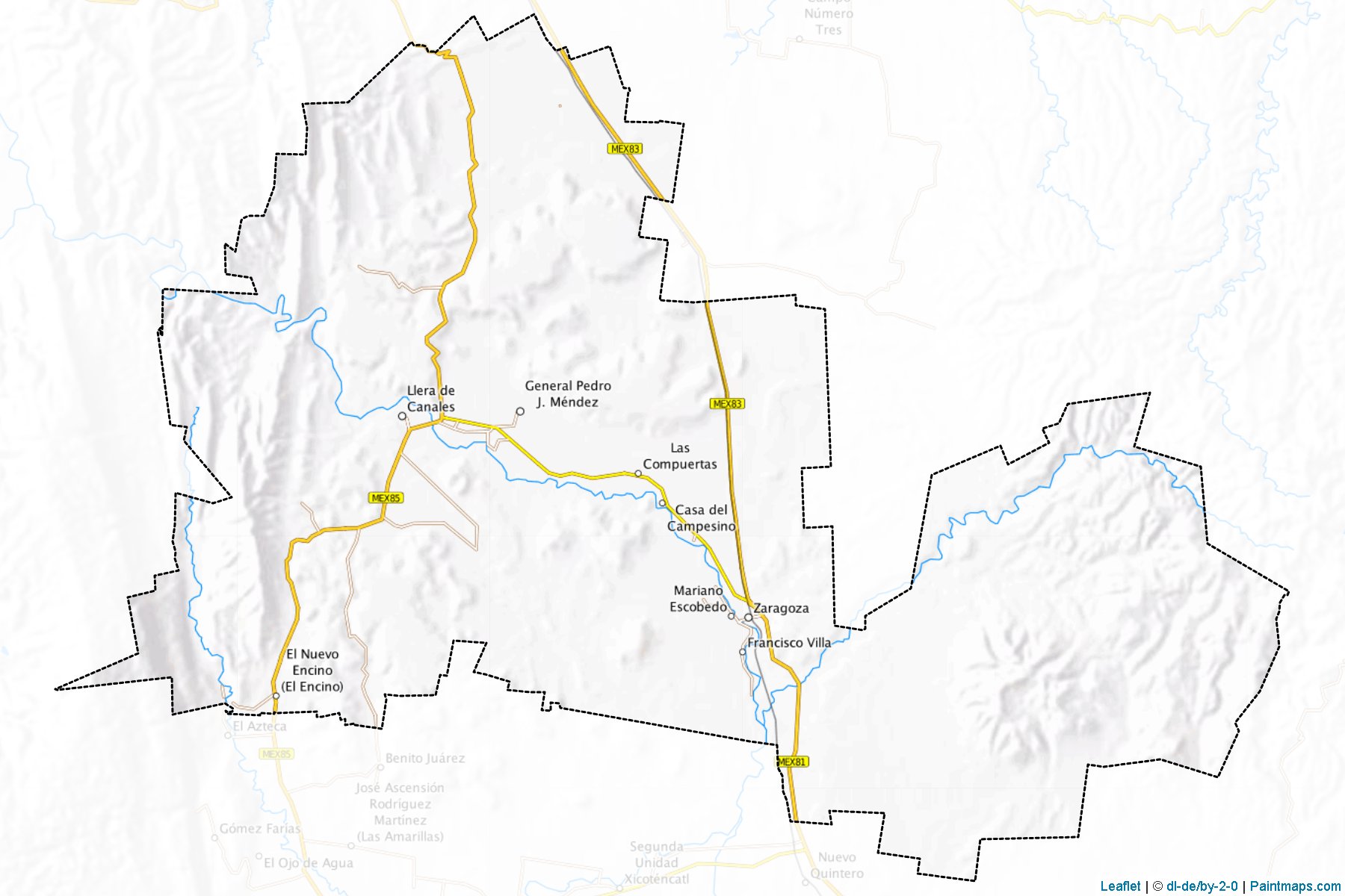 Llera (Tamaulipas) Map Cropping Samples-1