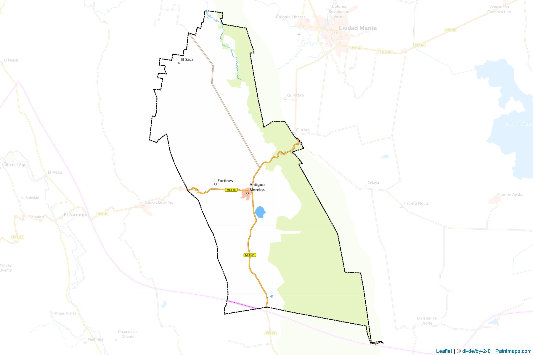 Antiguo Morelos (Tamaulipas) Map Cropping Samples-1