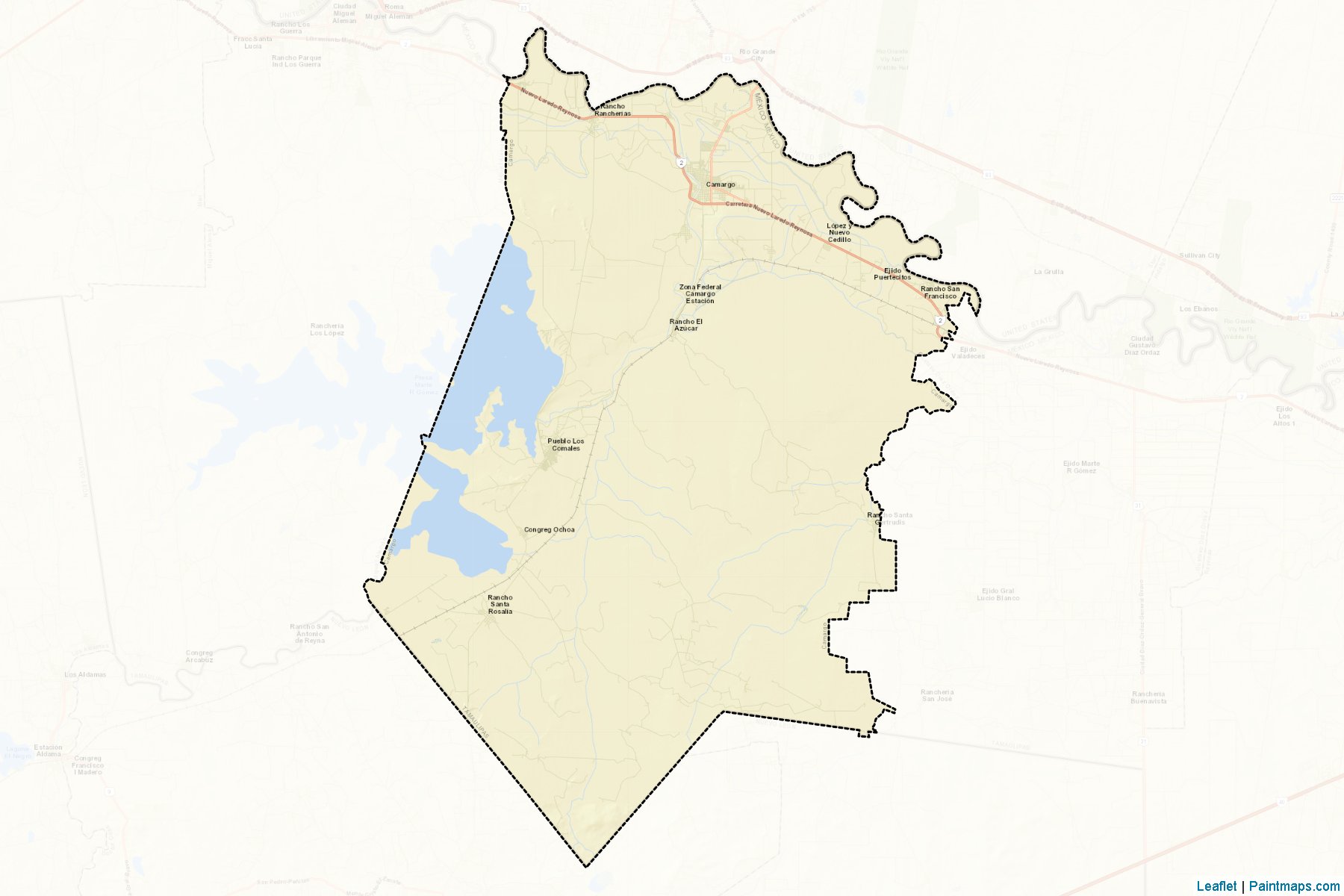 Camargo (Tamaulipas) Map Cropping Samples-2