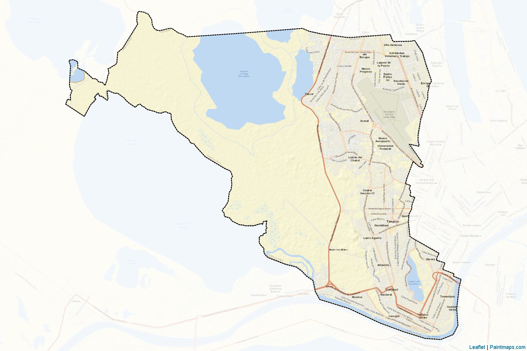 Tampico (Tamaulipas) Map Cropping Samples-2