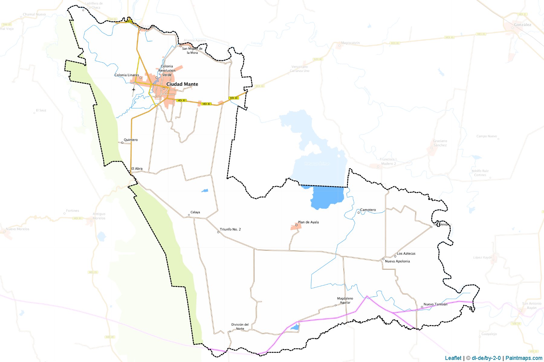 Muestras de recorte de mapas El Mante (Tamaulipas)-1