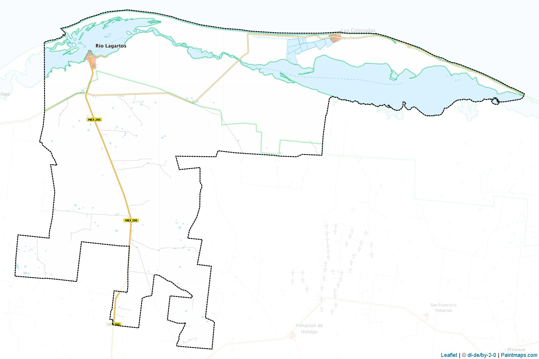 Río Lagartos (Yucatán) Map Cropping Samples-1