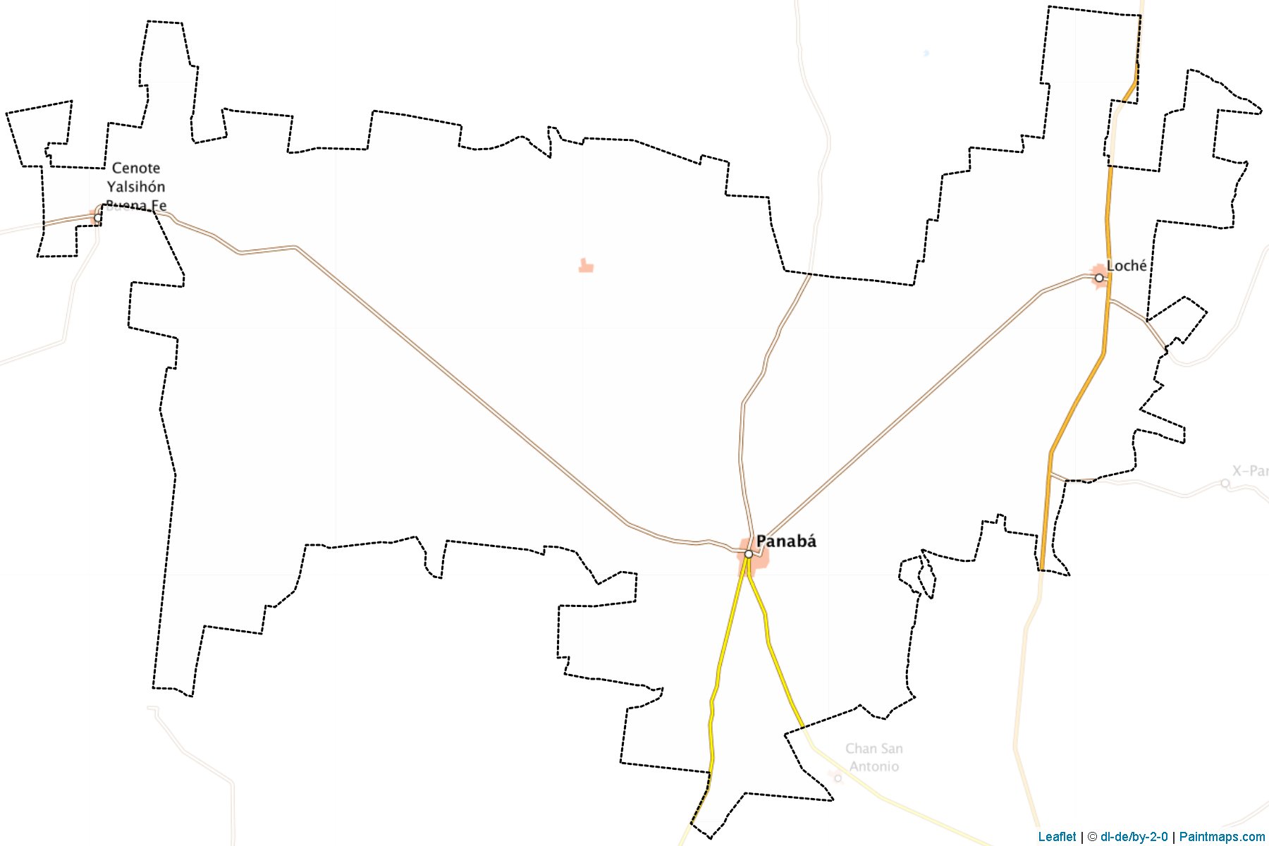 Muestras de recorte de mapas Panabá (Yucatán)-1