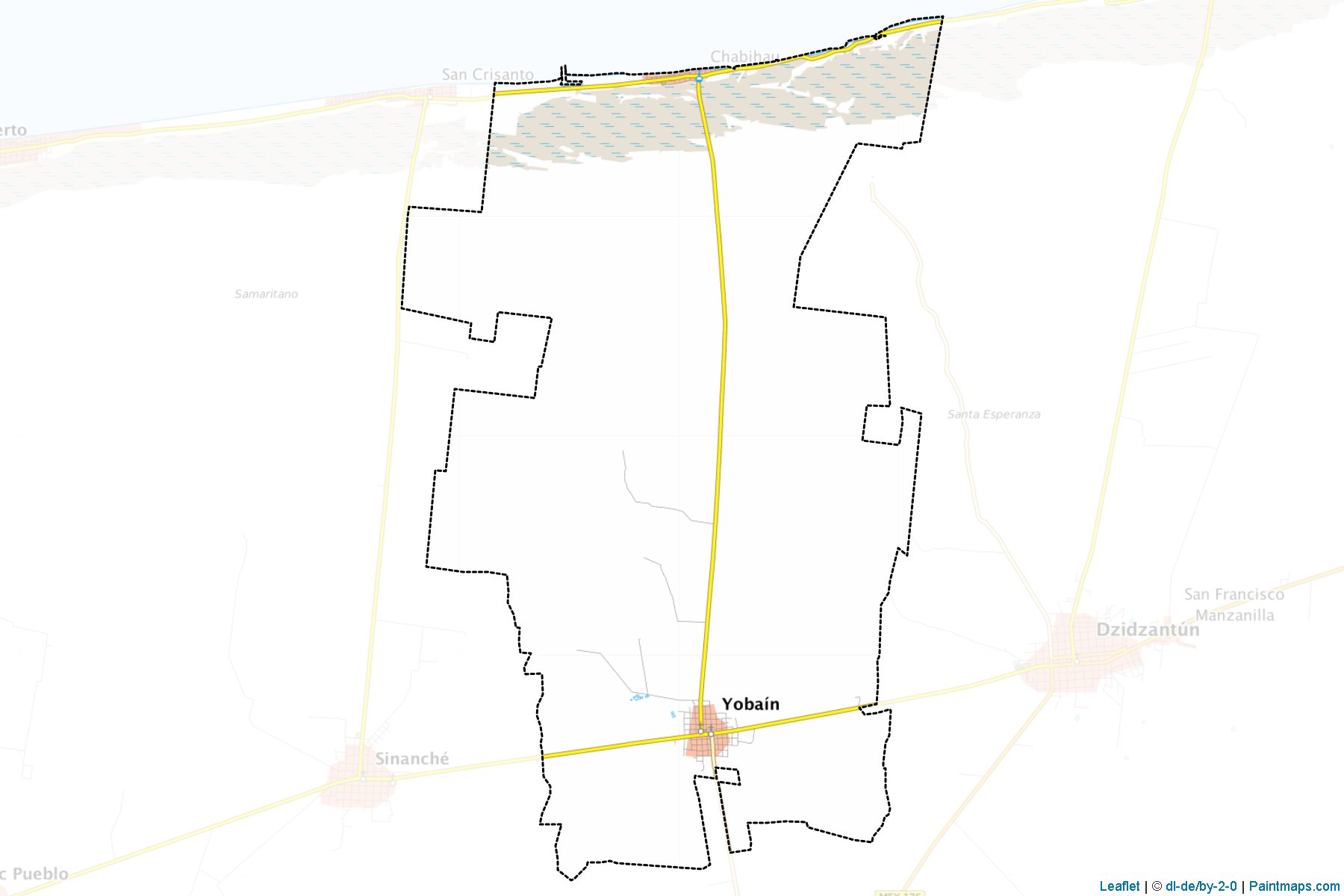 Muestras de recorte de mapas Yobaín (Yucatán)-1