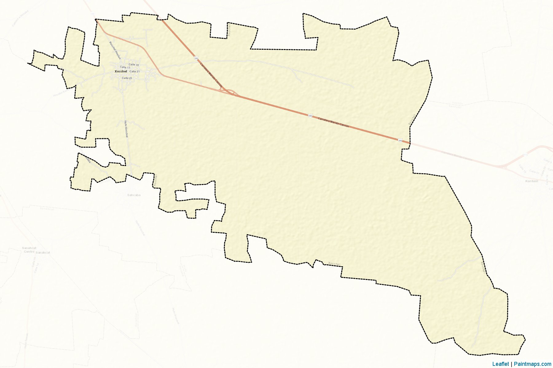 Muestras de recorte de mapas Xocchel (Yucatán)-2