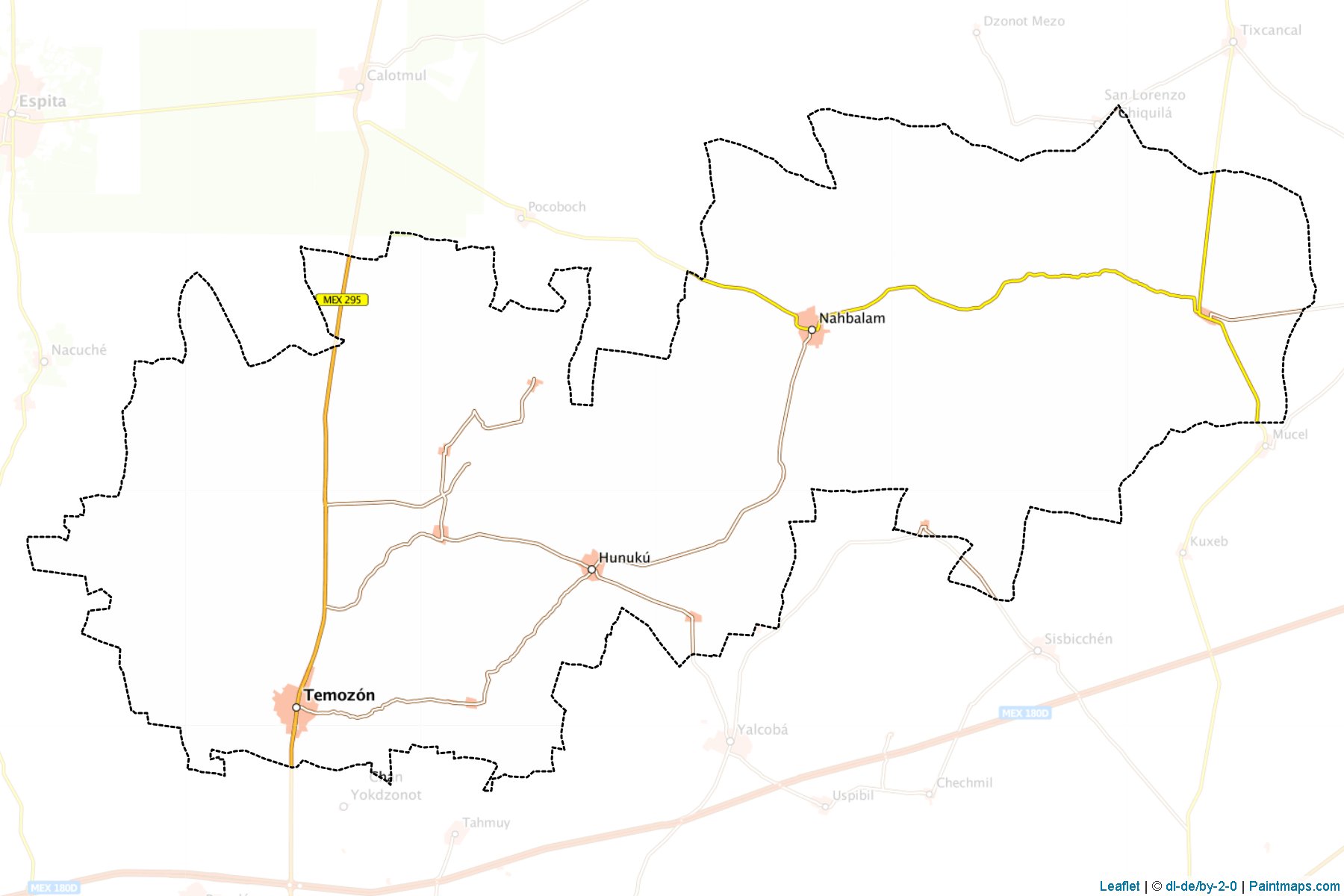 Muestras de recorte de mapas Temozón (Yucatán)-1