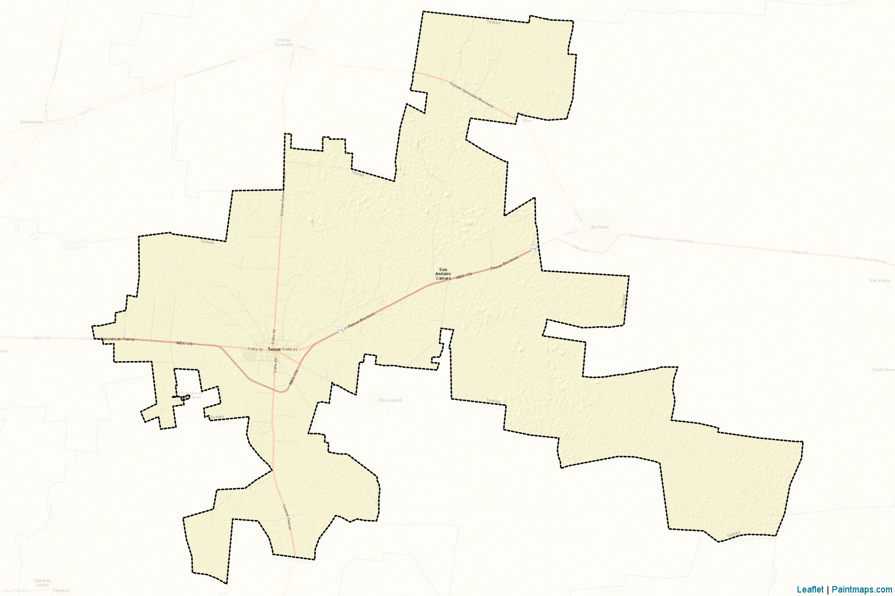 Muestras de recorte de mapas Temax (Yucatán)-2