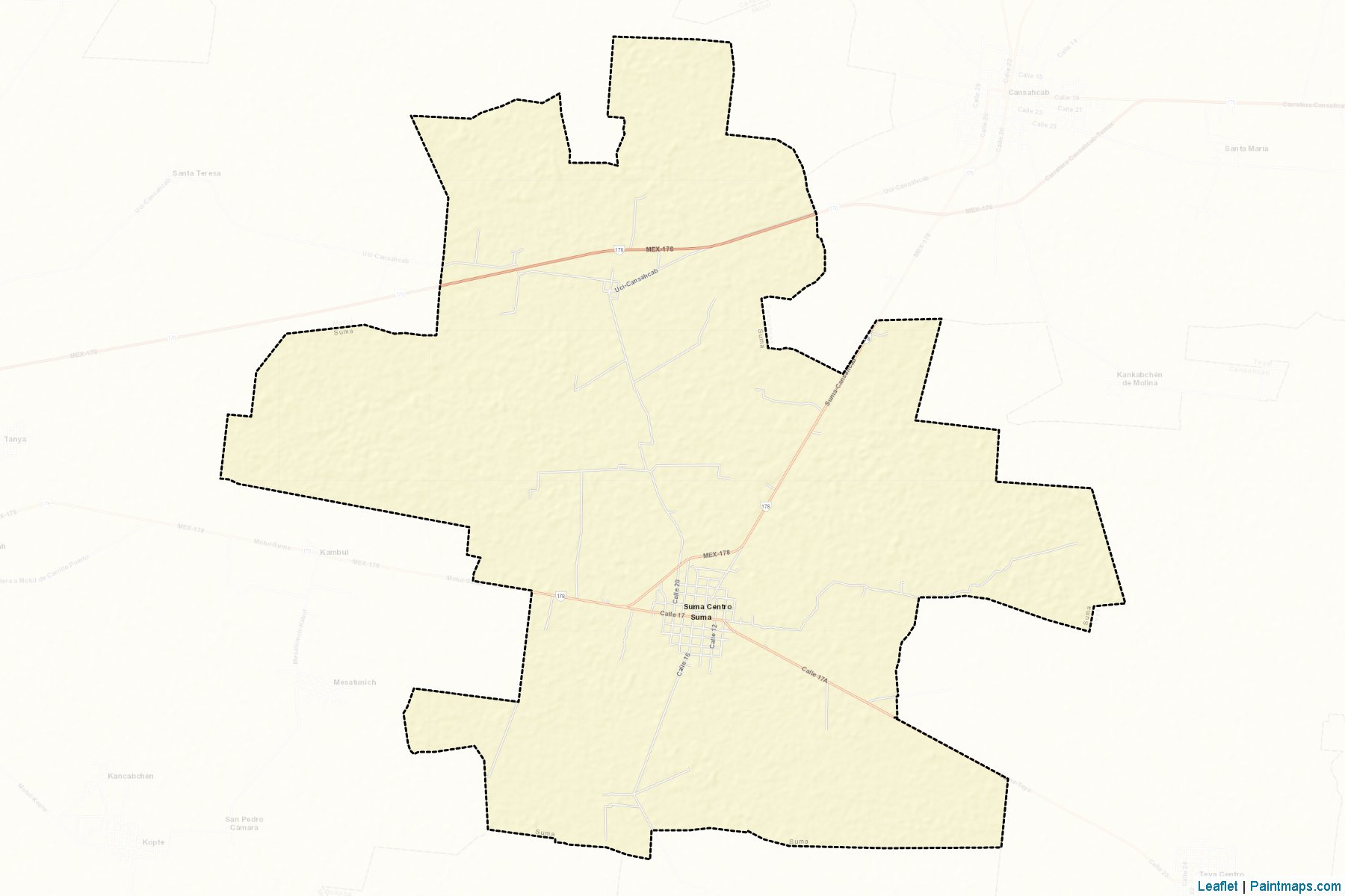 Muestras de recorte de mapas Suma (Yucatán)-2