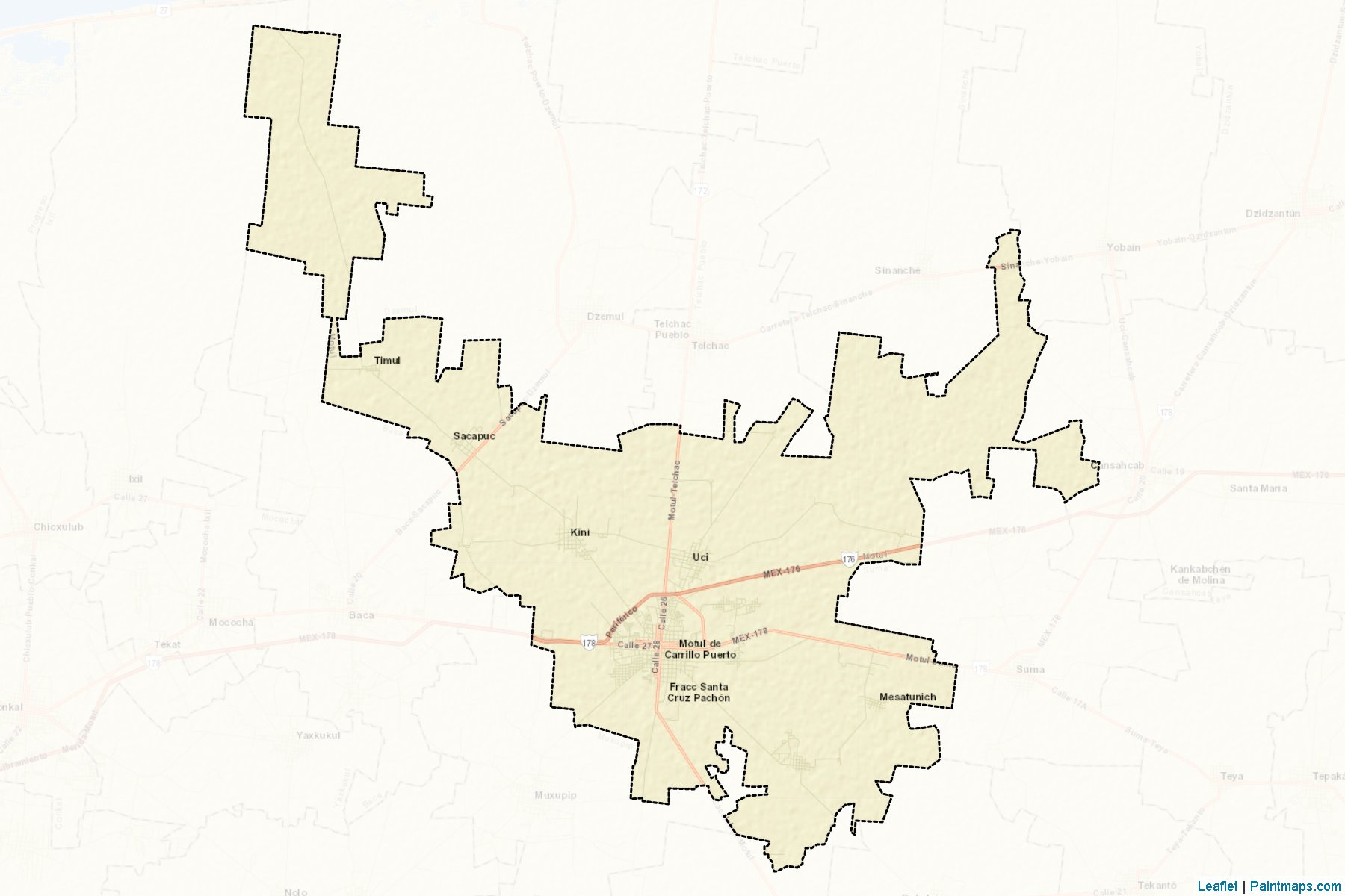 Muestras de recorte de mapas Motul (Yucatán)-2