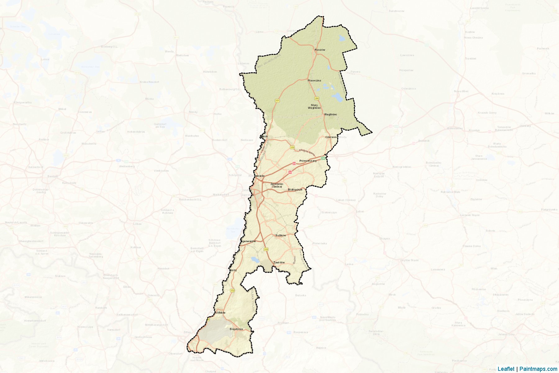 Zgorzelec (dolnoslaskie) Map Cropping Samples-2