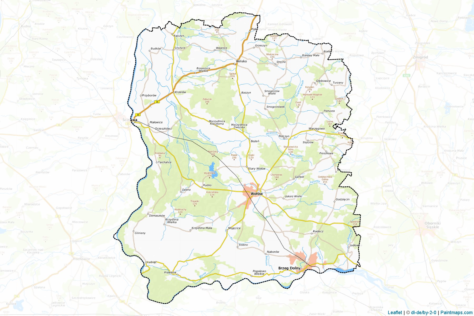 Wołowski (dolnoslaskie) Map Cropping Samples-1