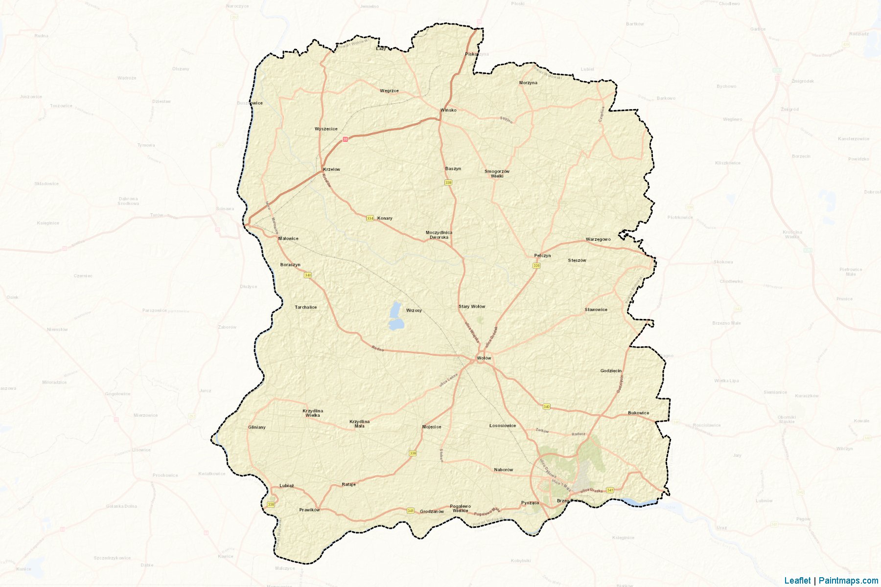 Wołowski (dolnoslaskie) Map Cropping Samples-2